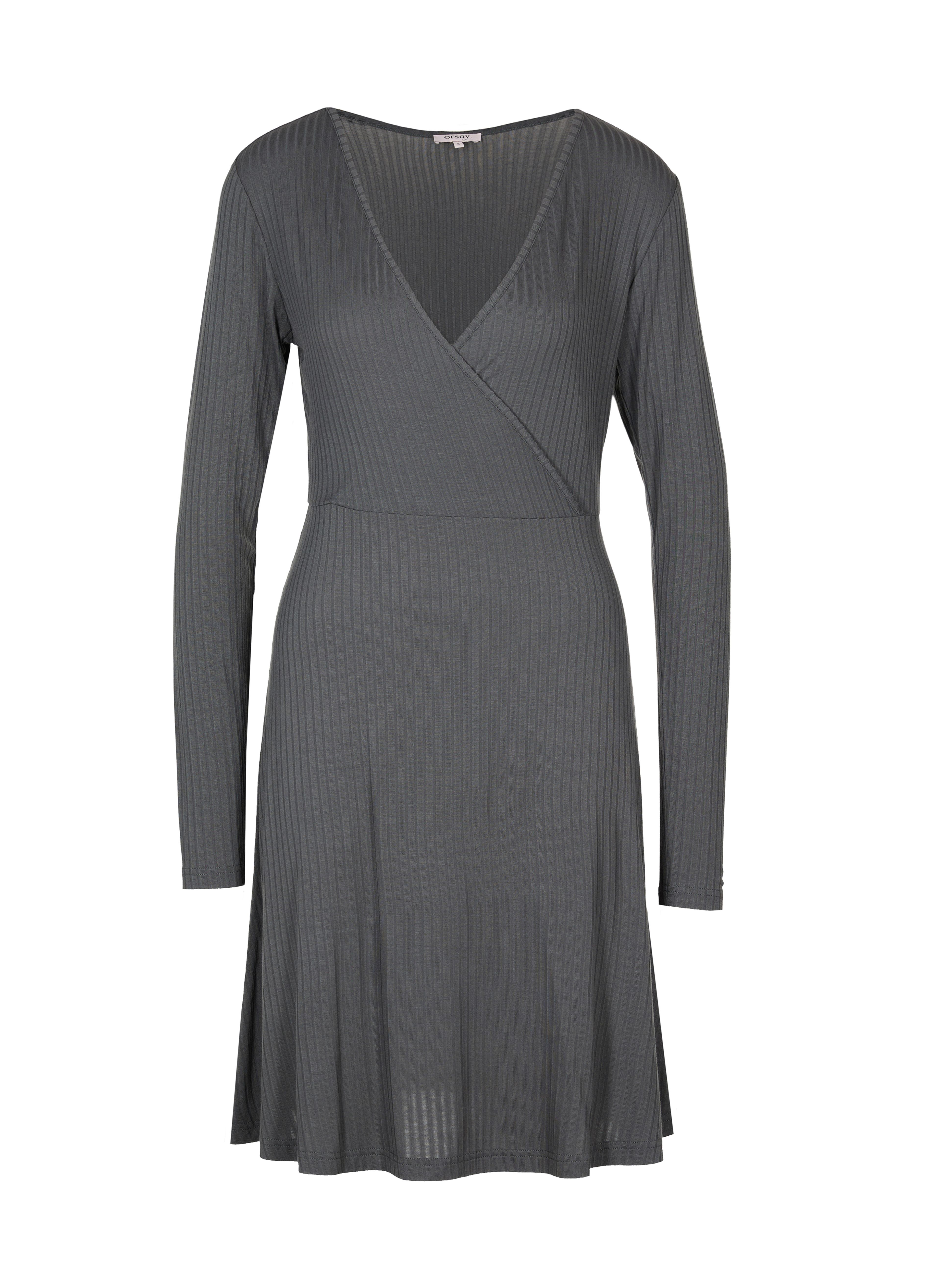 Dunkelgraues Damenkleid ORSAY - 006