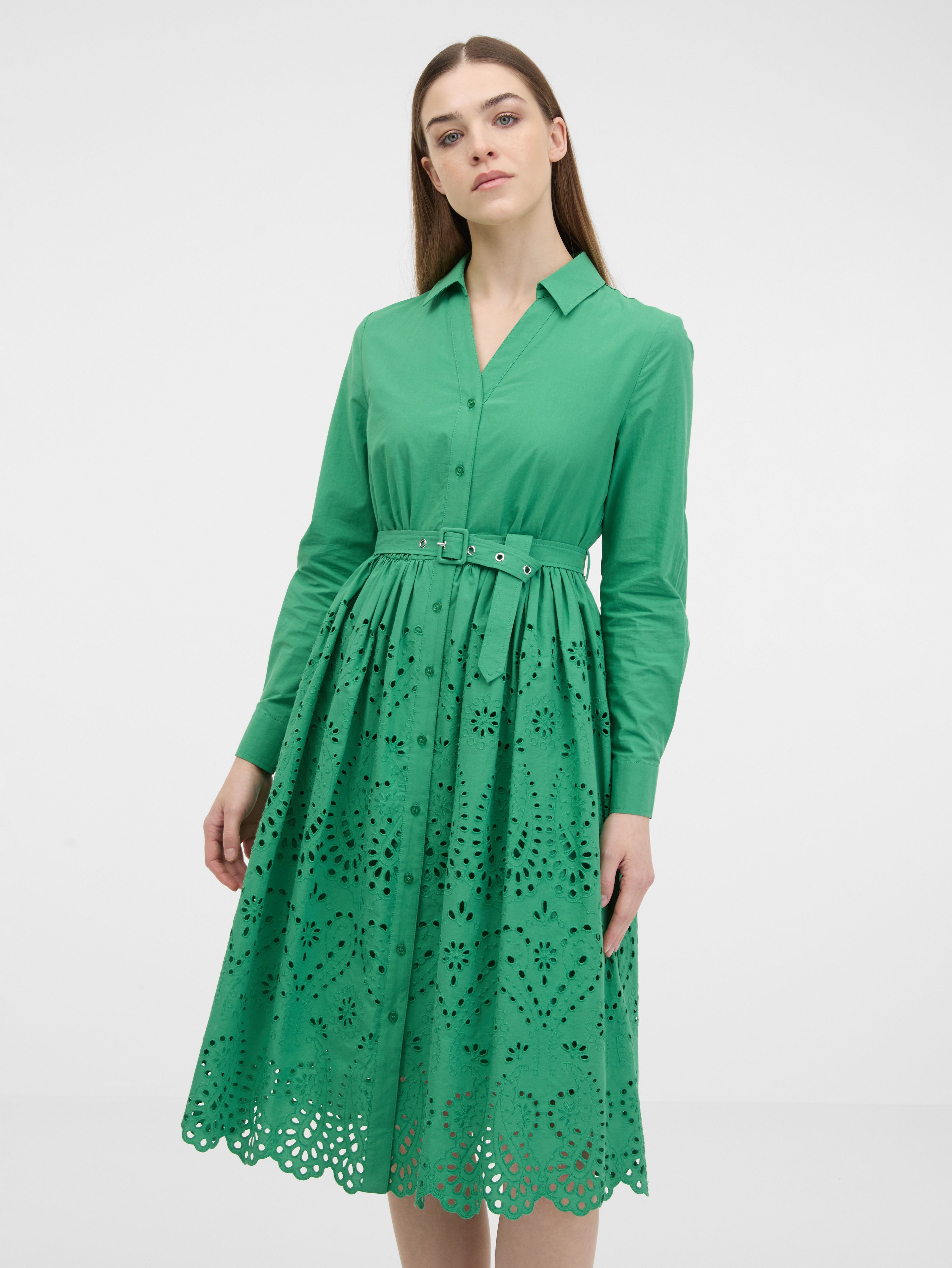 Grünes Damen Shirtkleid ORSAY