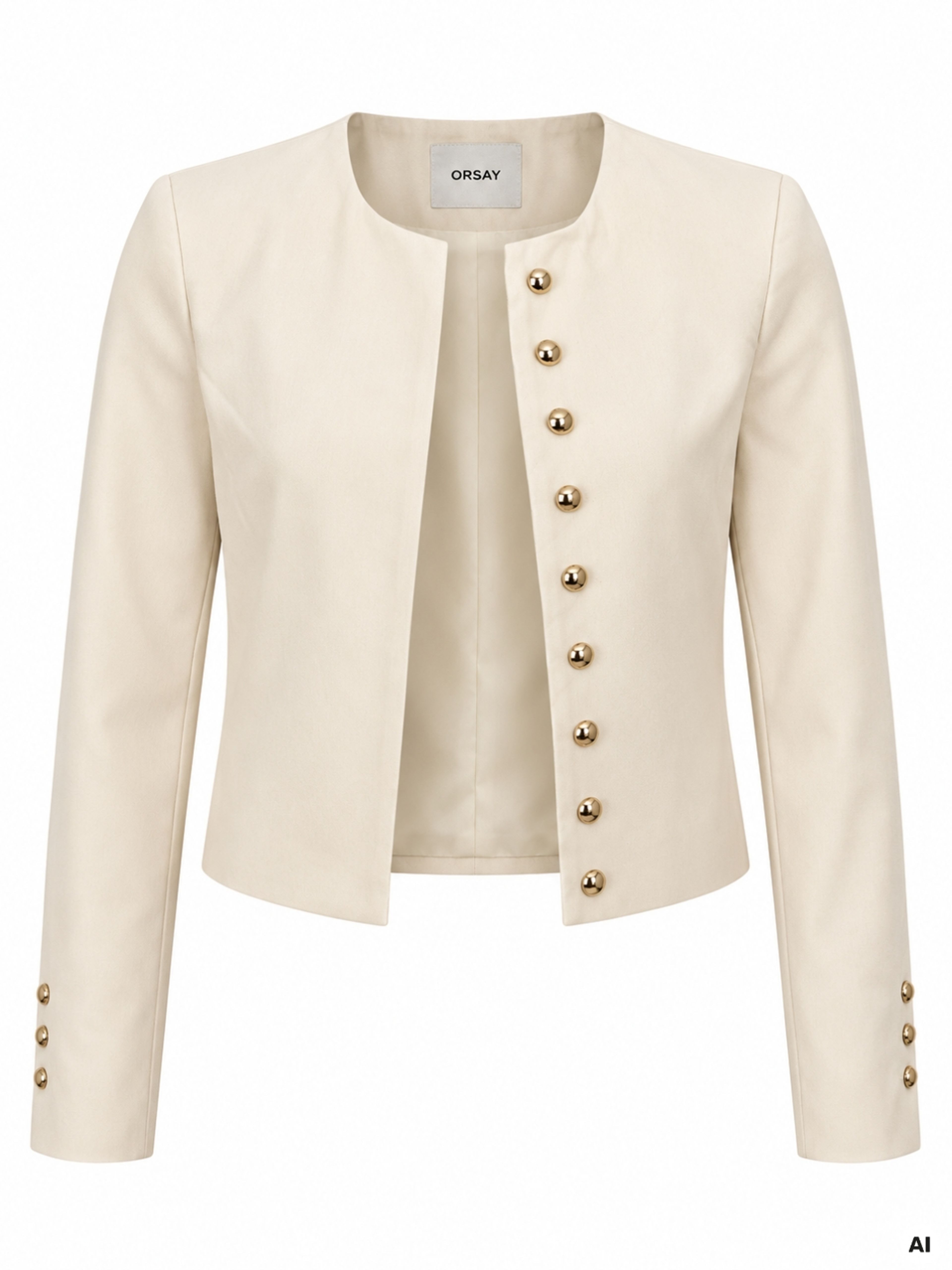 Cremefarbener Damen-Blazer ORSAY - 006