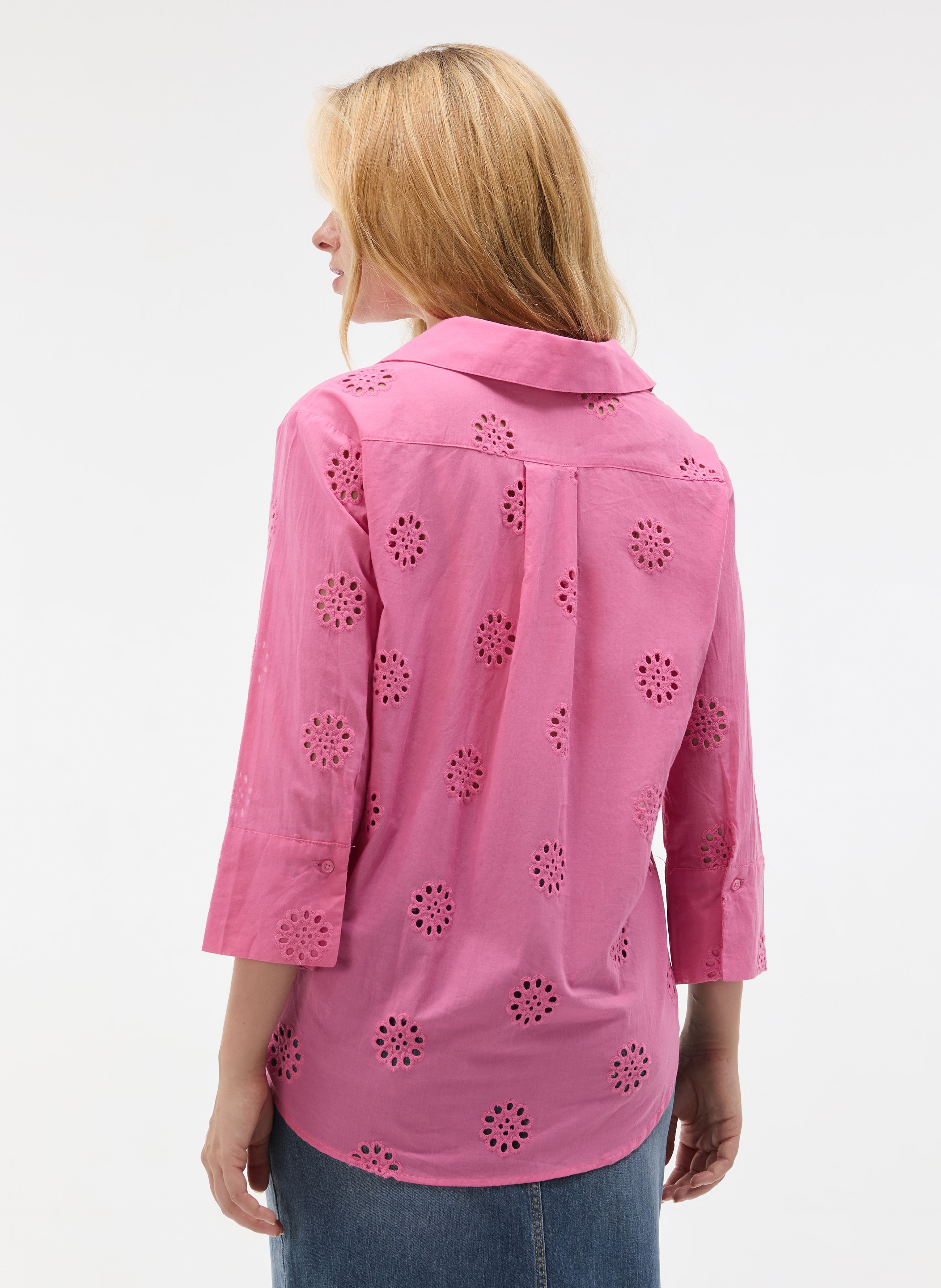 Rosa Damenbluse ORSAY - 002