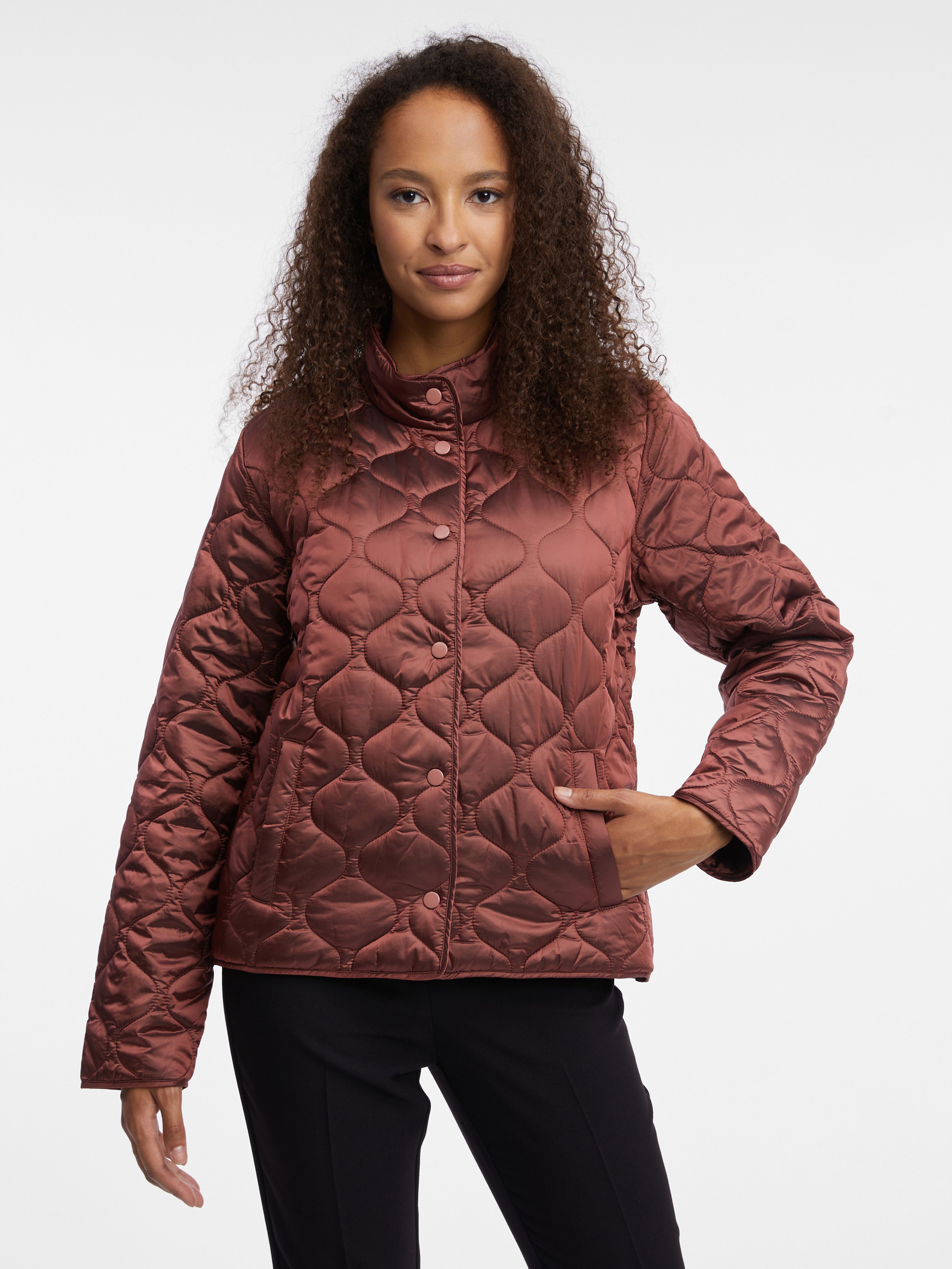 Leichte braune Damen-Steppjacke ORSAY