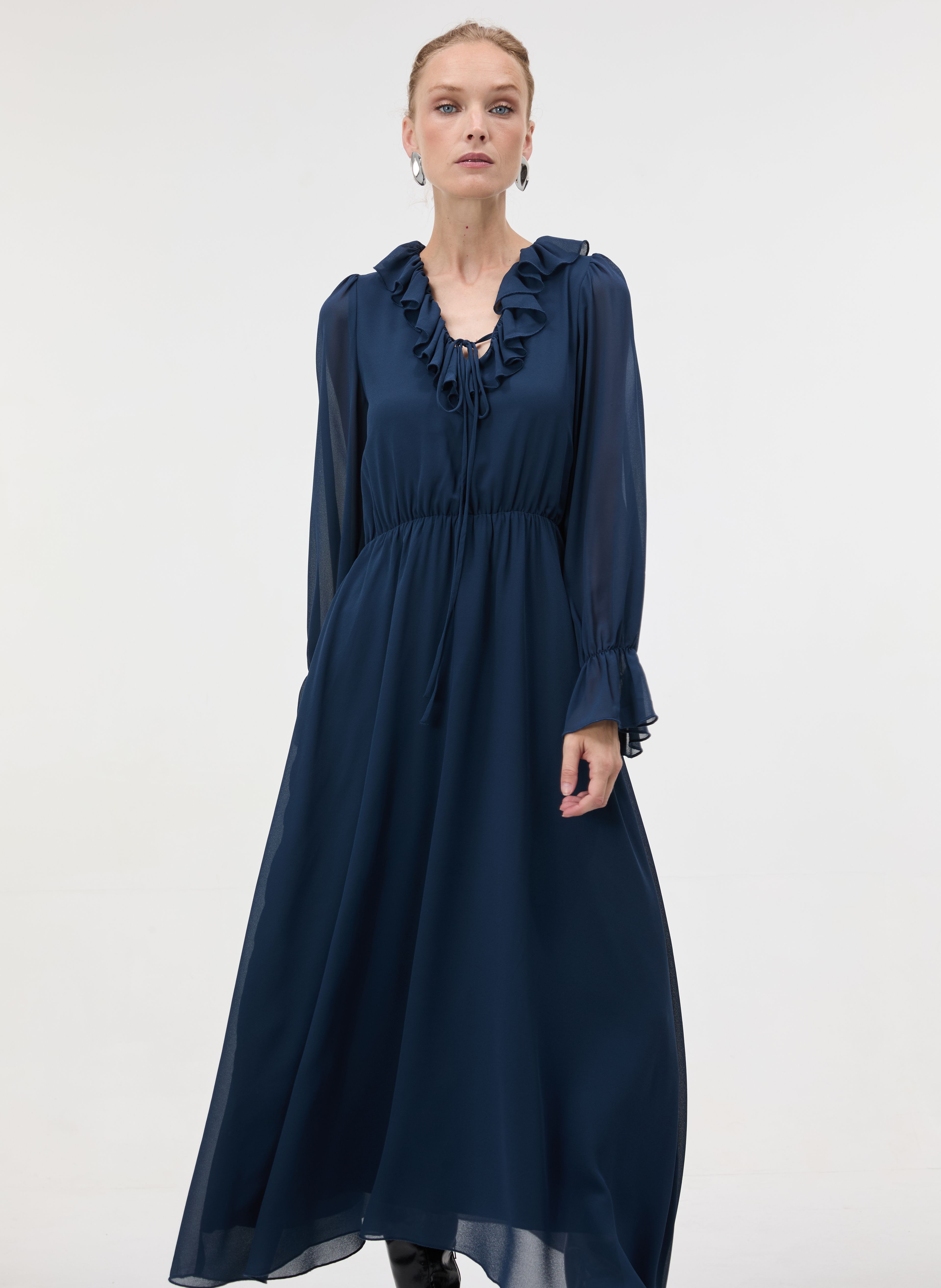 Fialové dámske šaty ORSAY - 002