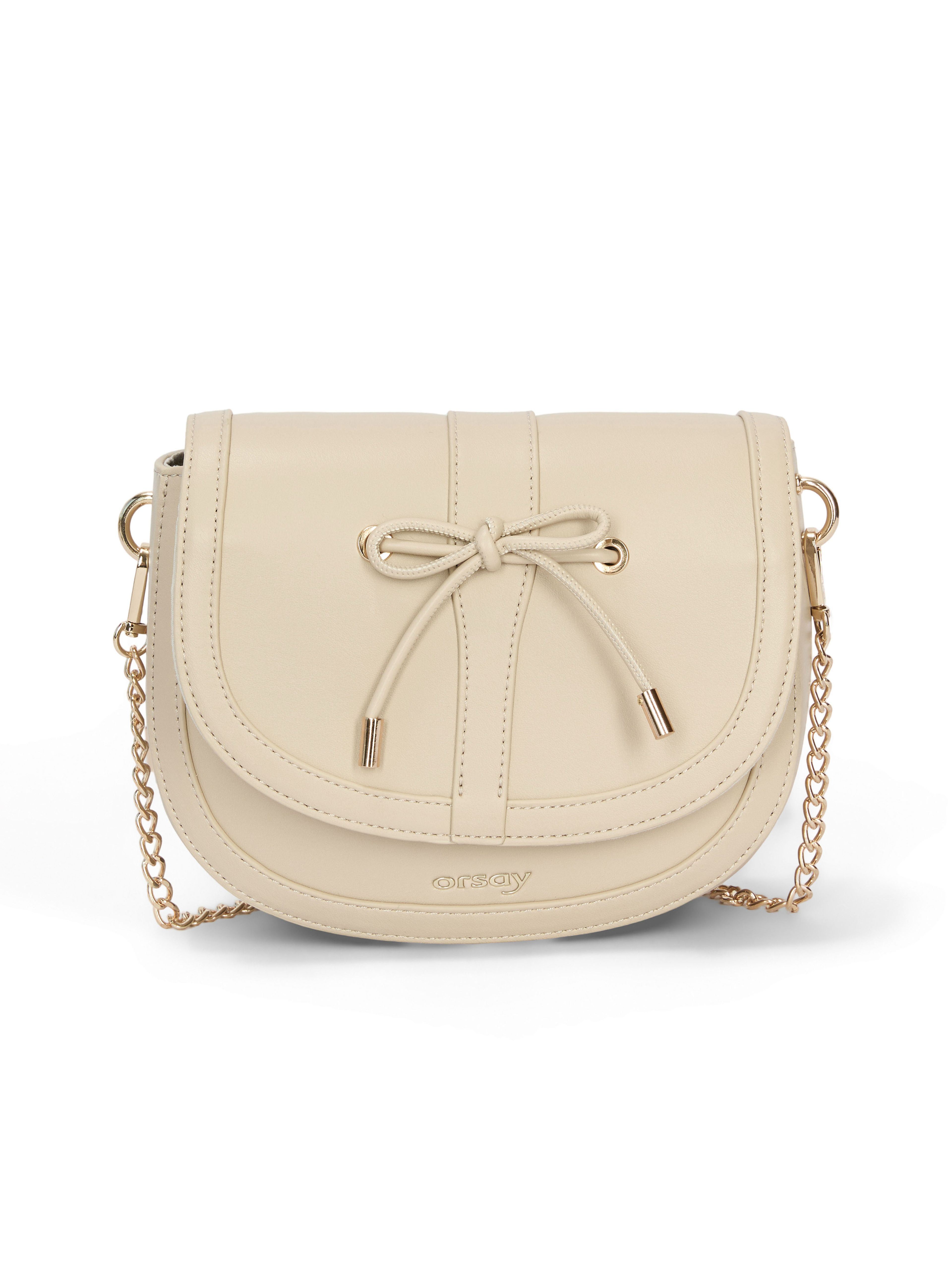 Krem ženska crossbody torbica s pentljo ORSAY ANARA - 001
