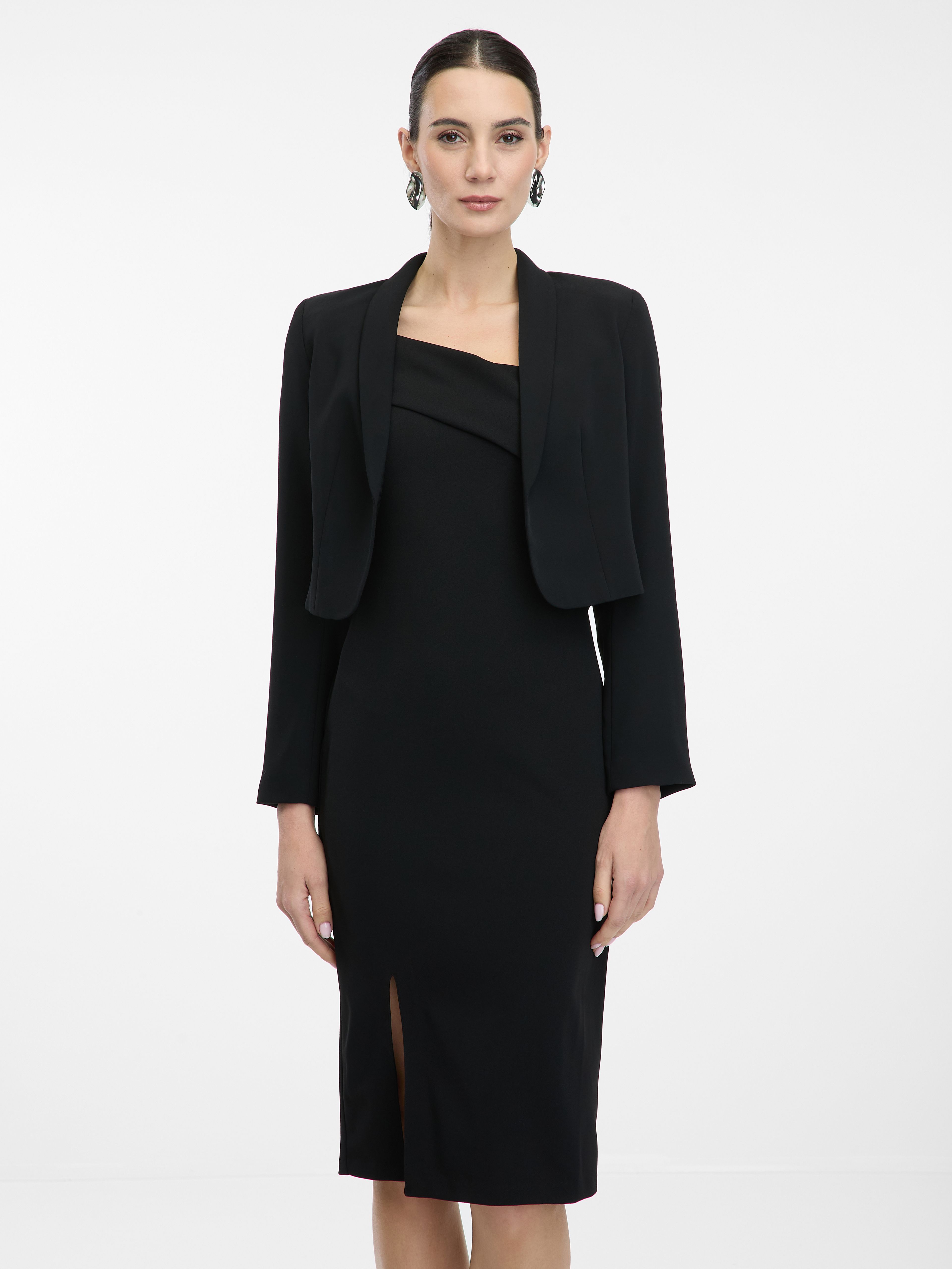 Schwarzer Damen Blazer in Kurzform ORSAY