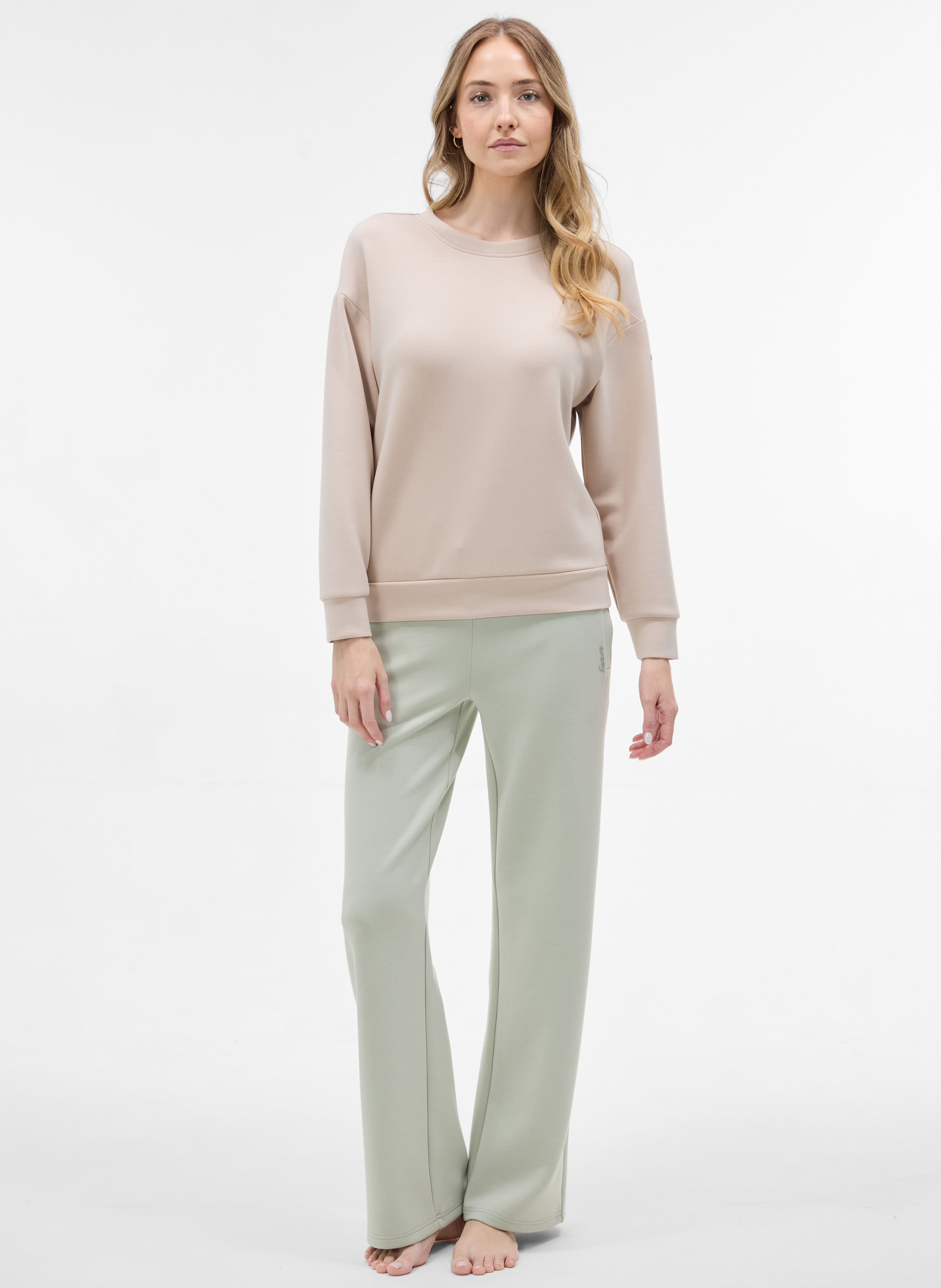 Beiges Damen-Sweatshirt ORSAY - 003