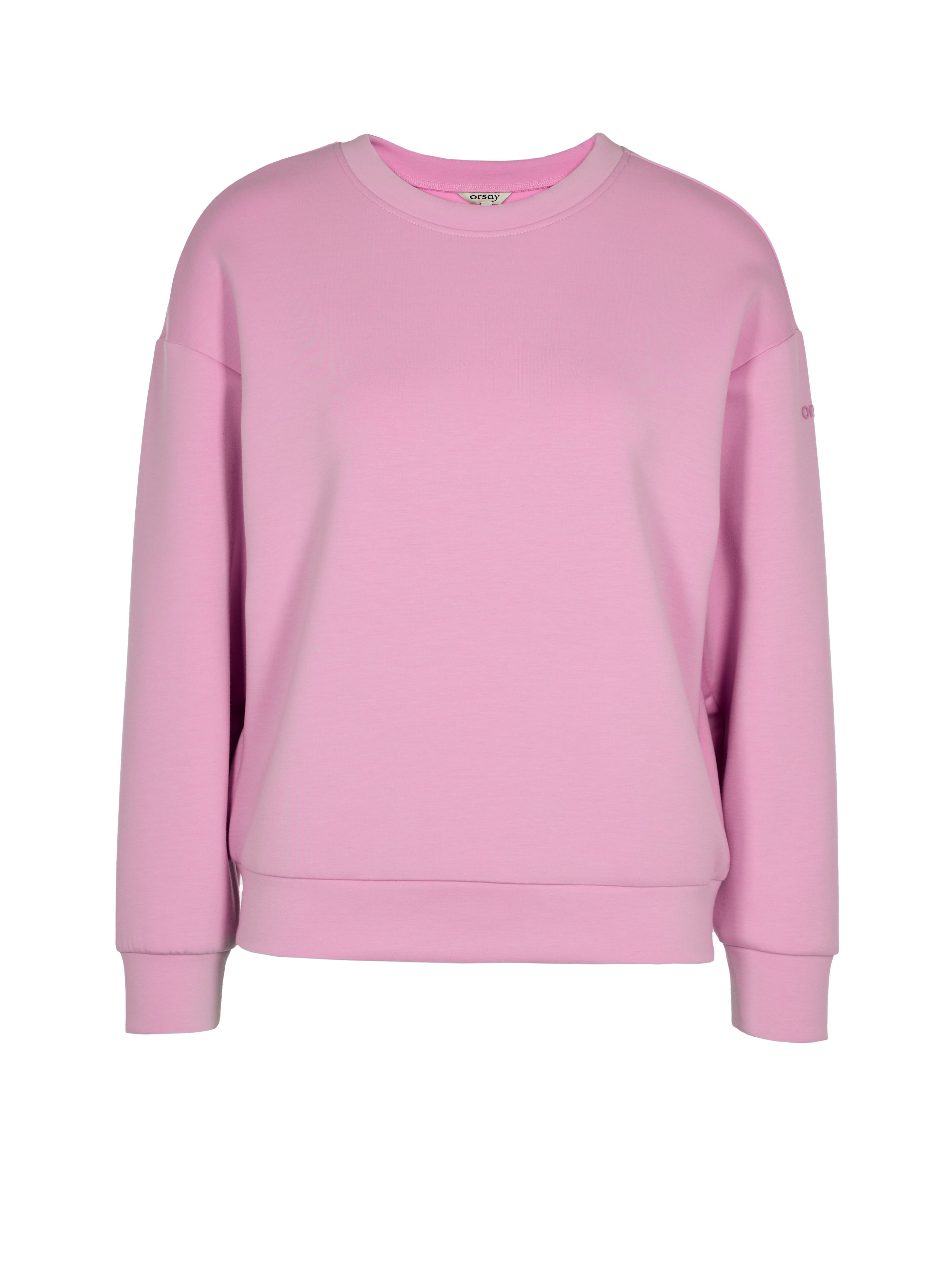 Rosa Damen-Sweatshirt mit langen Ärmeln ORSAY - 005