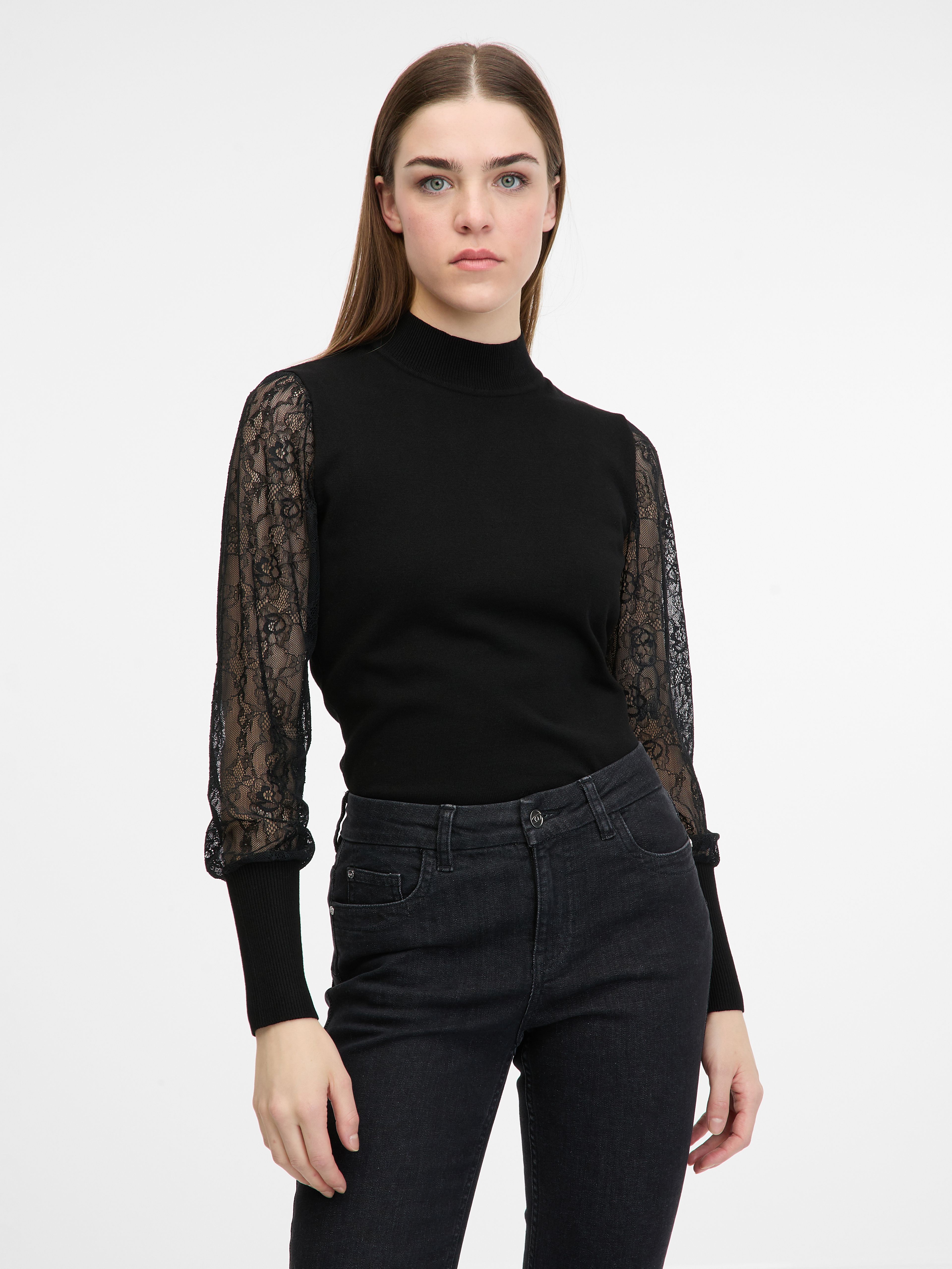 ORSAY fekete női pulóver