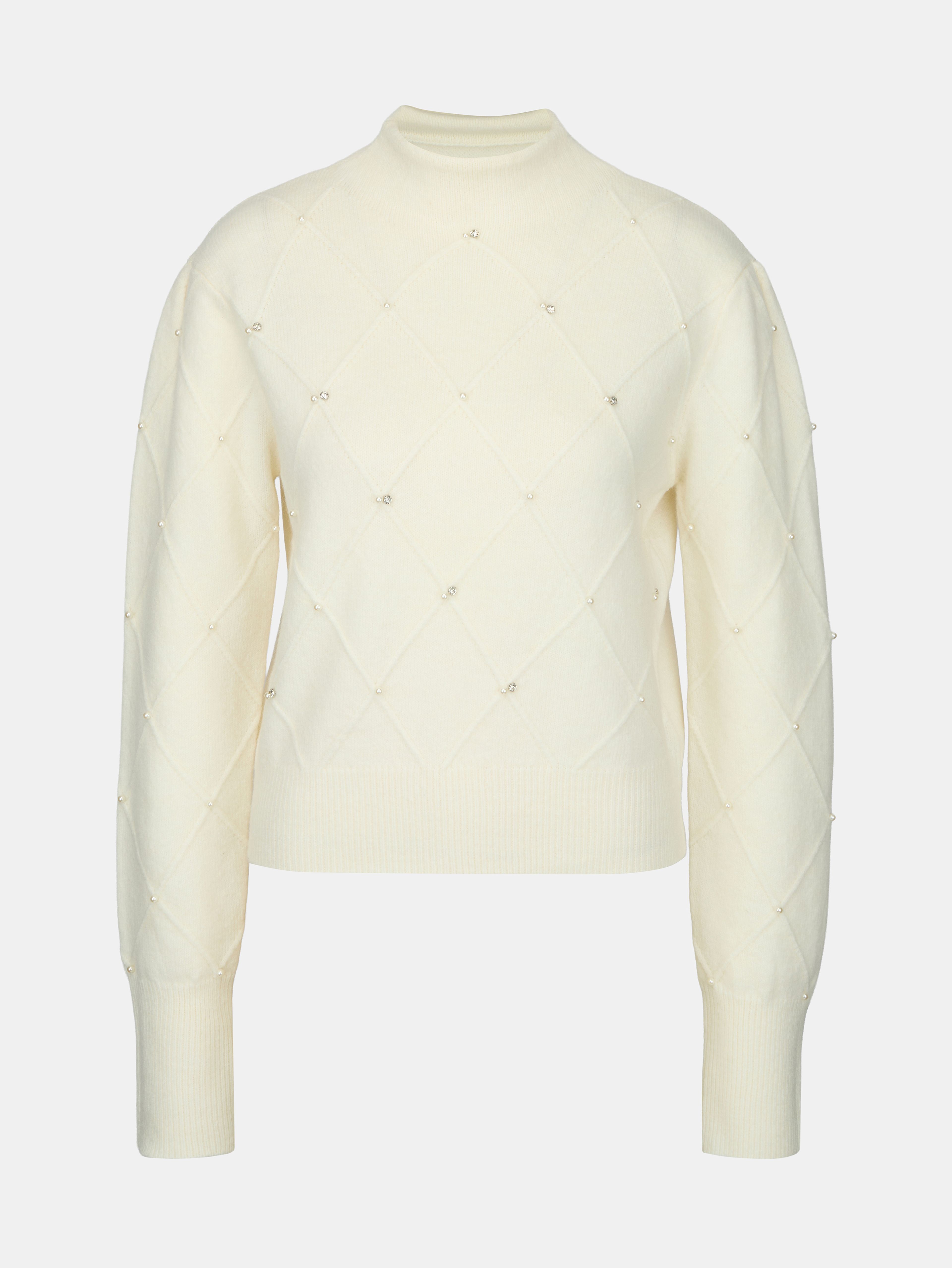 Krémový dámský svetr s aplikací ORSAY