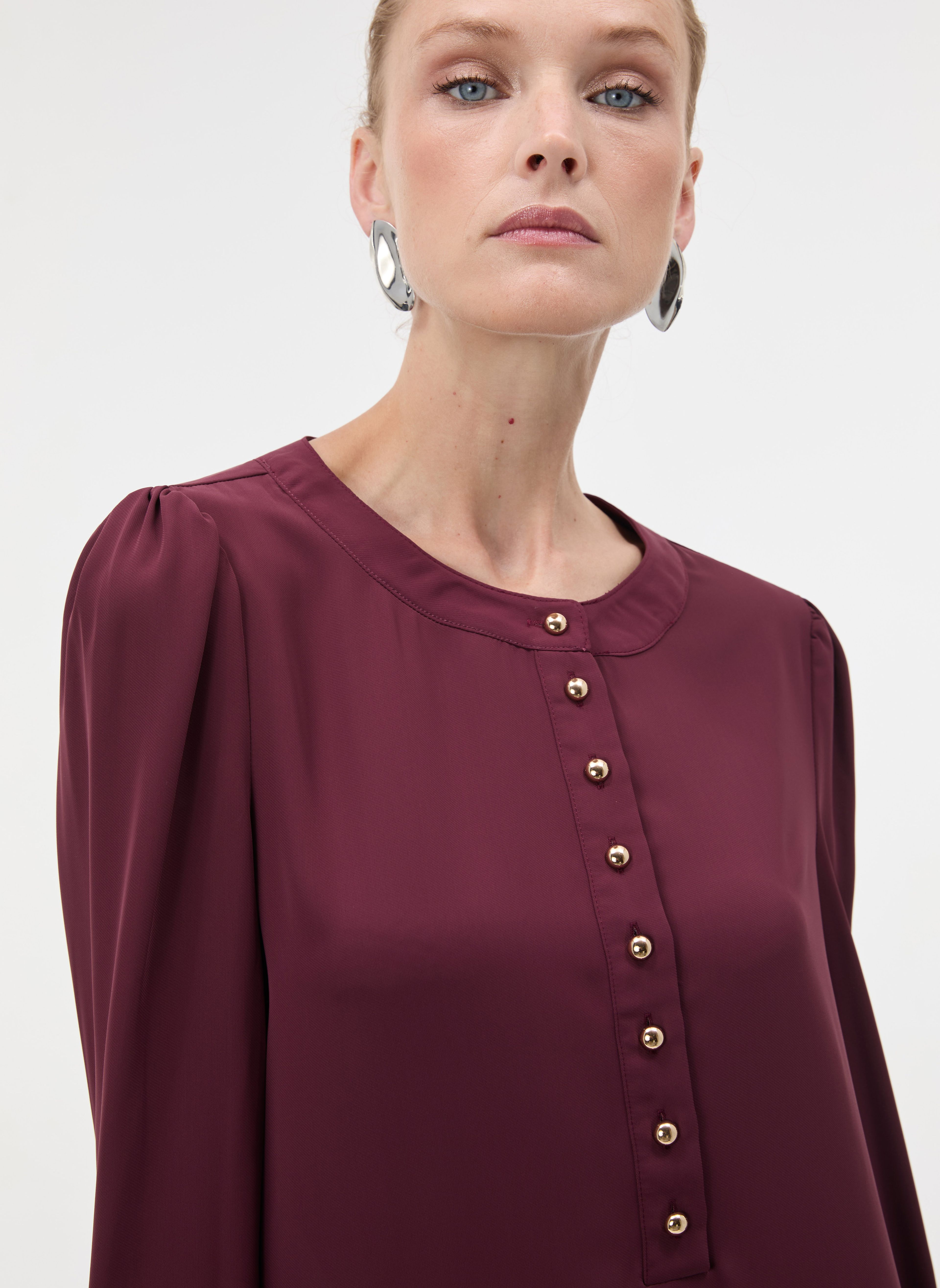 Vínové dámske šaty ORSAY - 005
