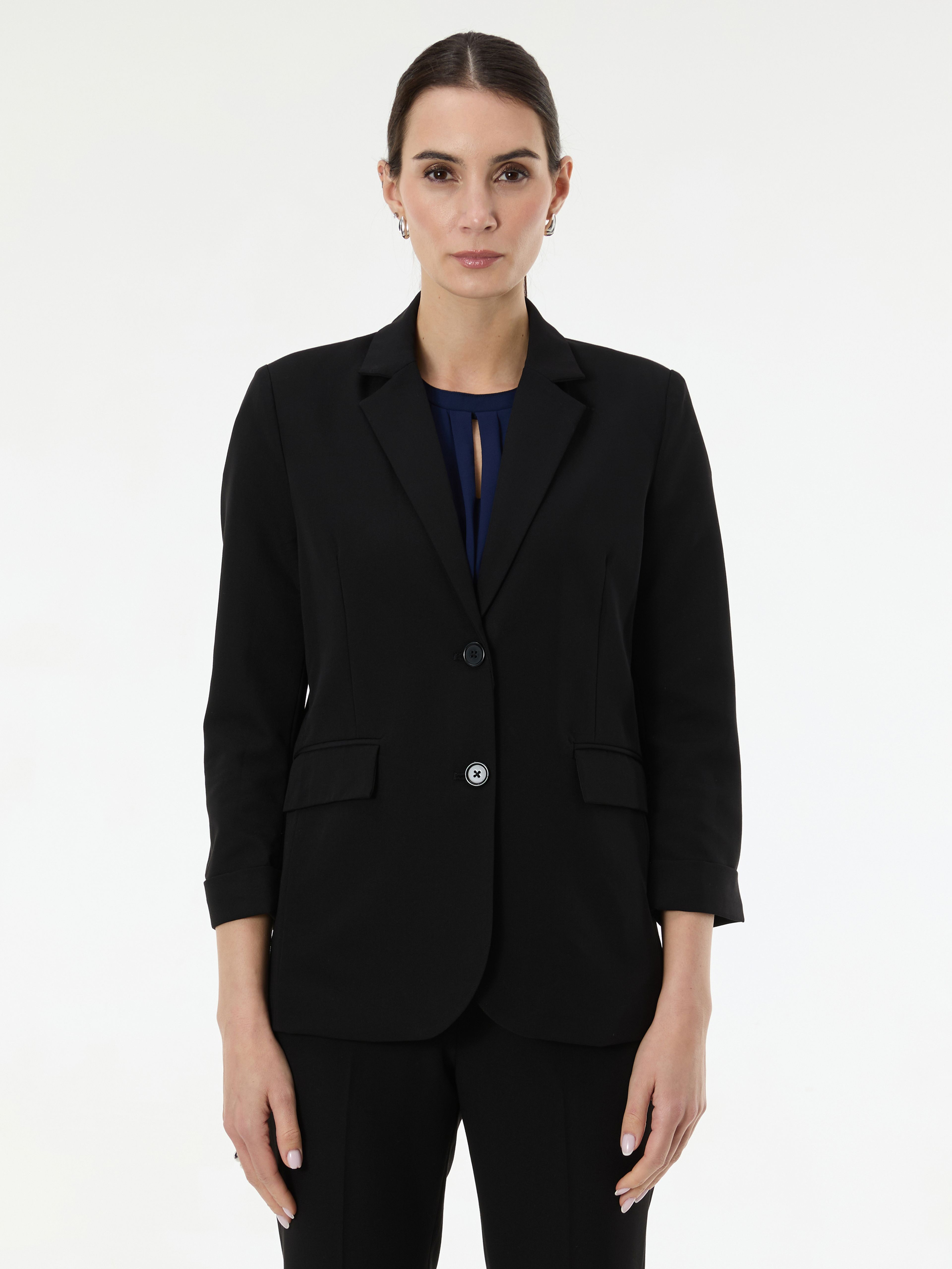 Czarna damska marynarka ORSAY