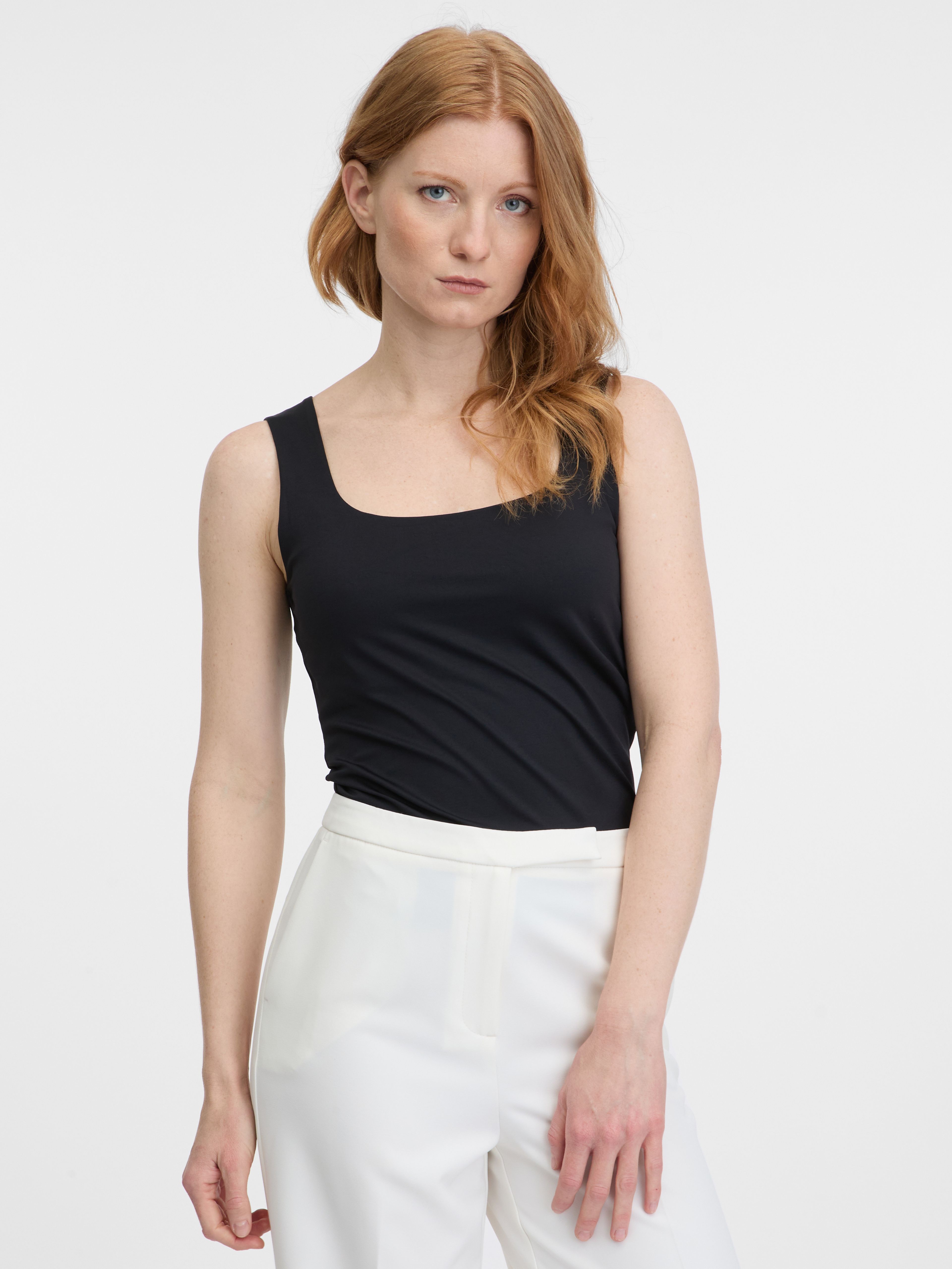 Schwarzes Basic Tank-Top ORSAY