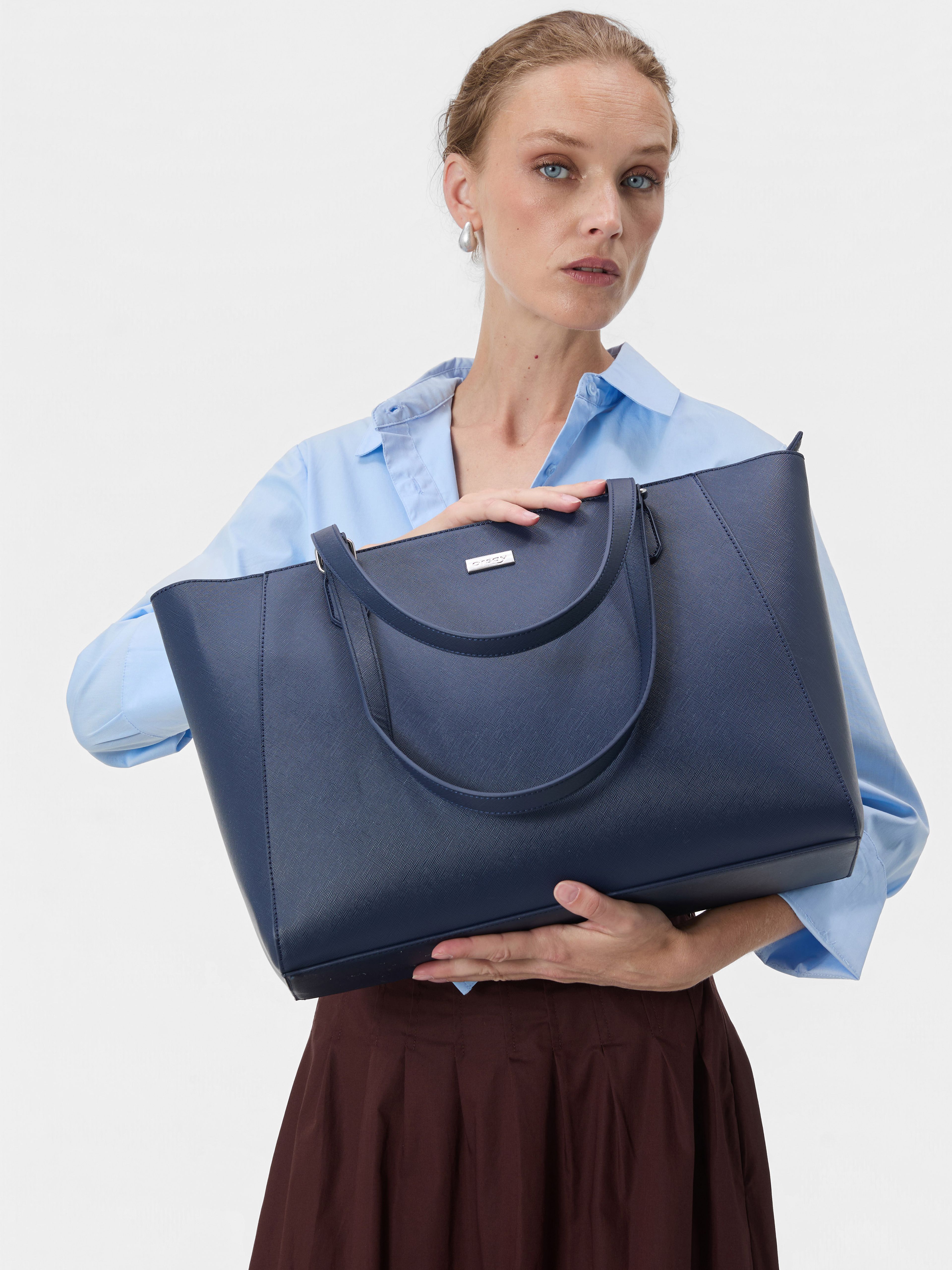 Temno modra ženska shopper torba ORSAY ANIRA - 005