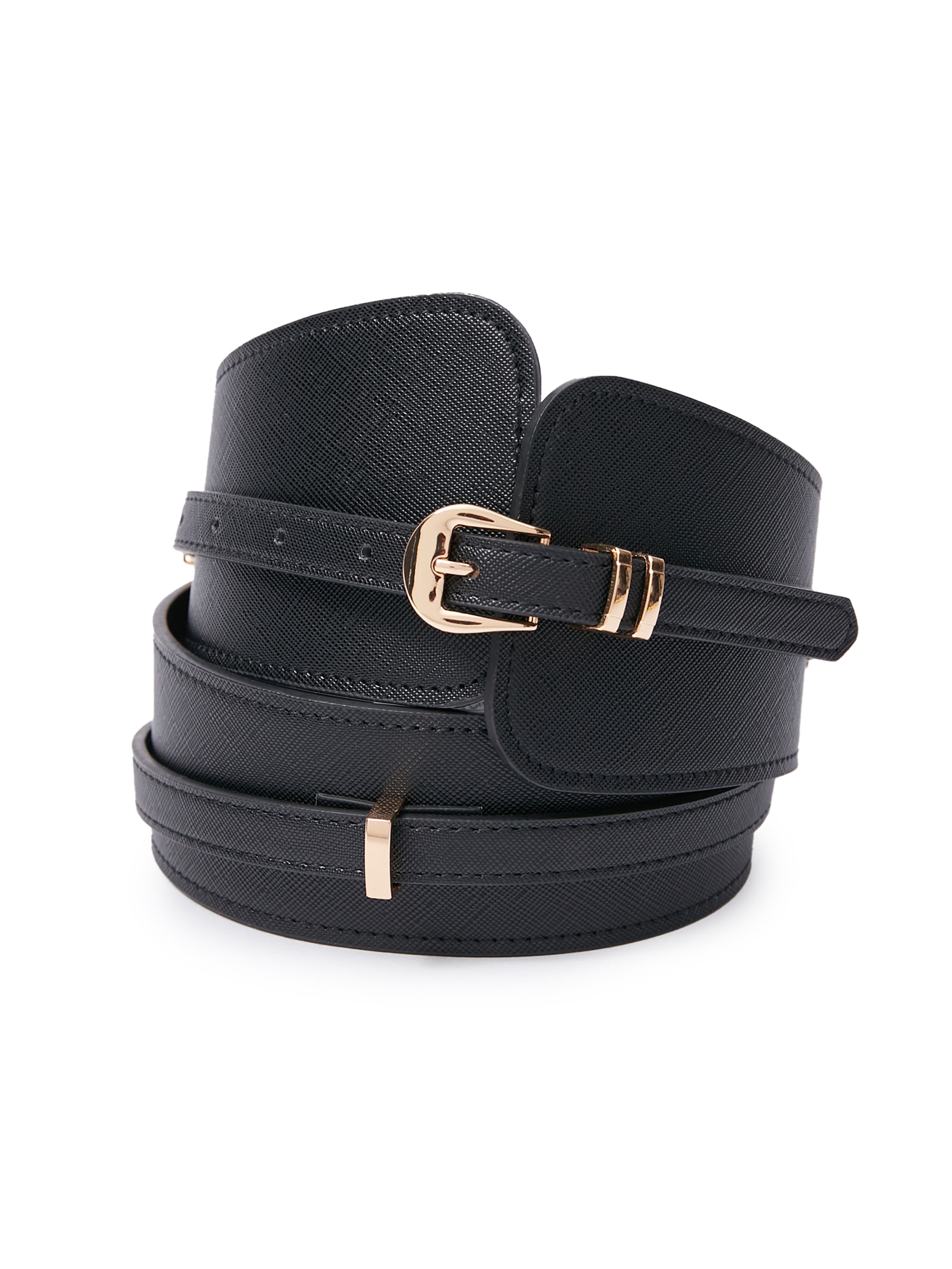 Czarny pasek damski ORSAY