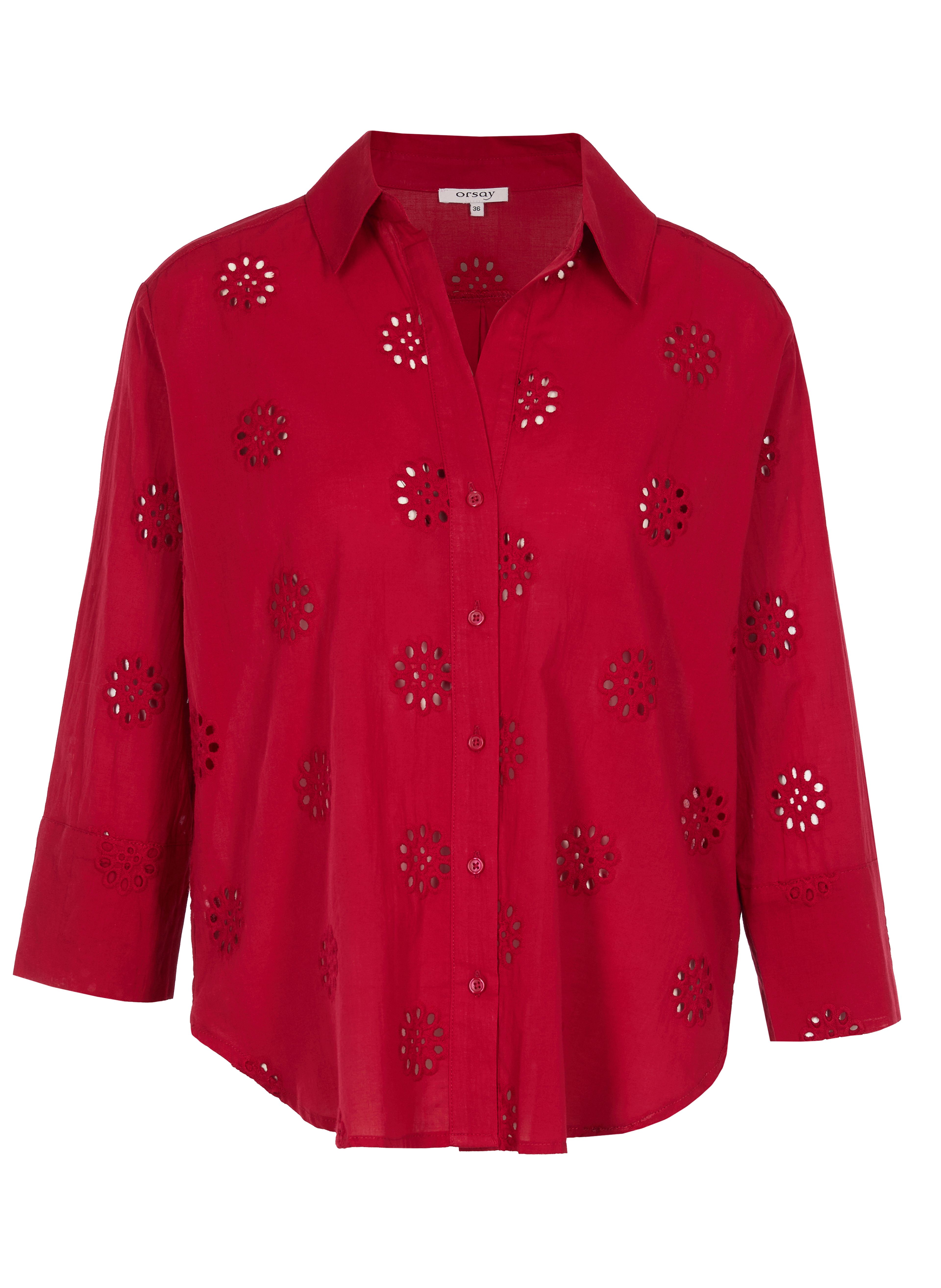 Rote Damenbluse ORSAY - 005