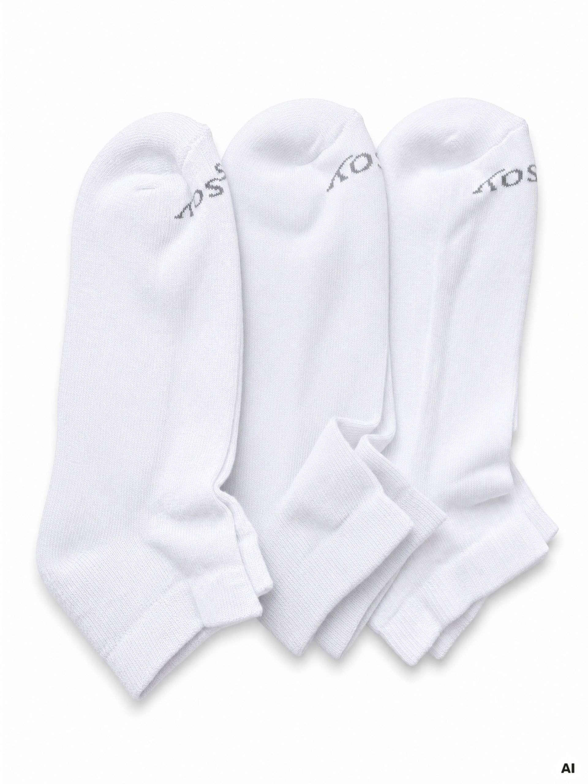 Weiße Damen-Knöchelsocken 3er-Pack ORSAY - 001