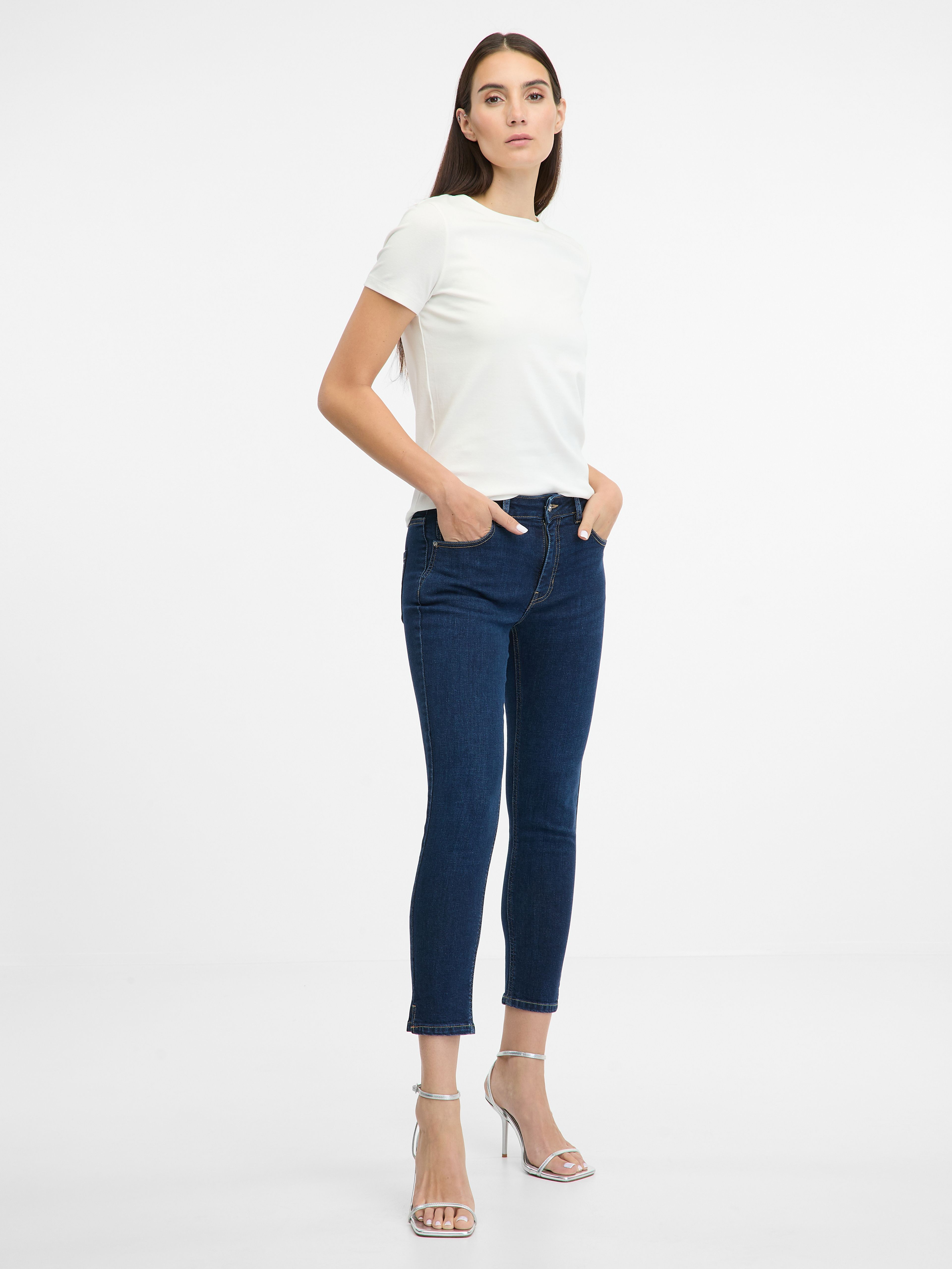 Blaue Damen Skinny Fit Jeans ORSAY