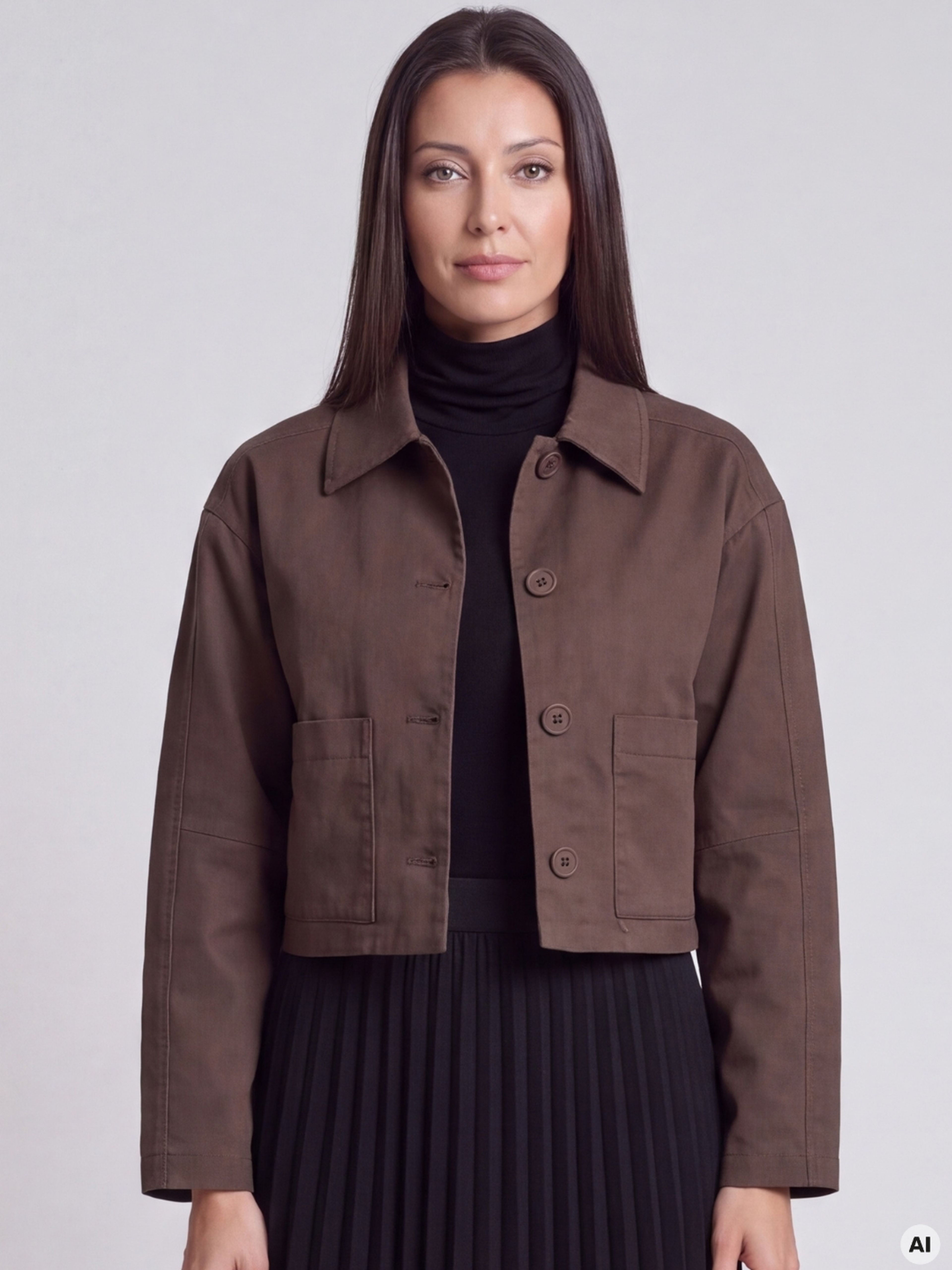 Braune leichte Damenjacke ORSAY - 004