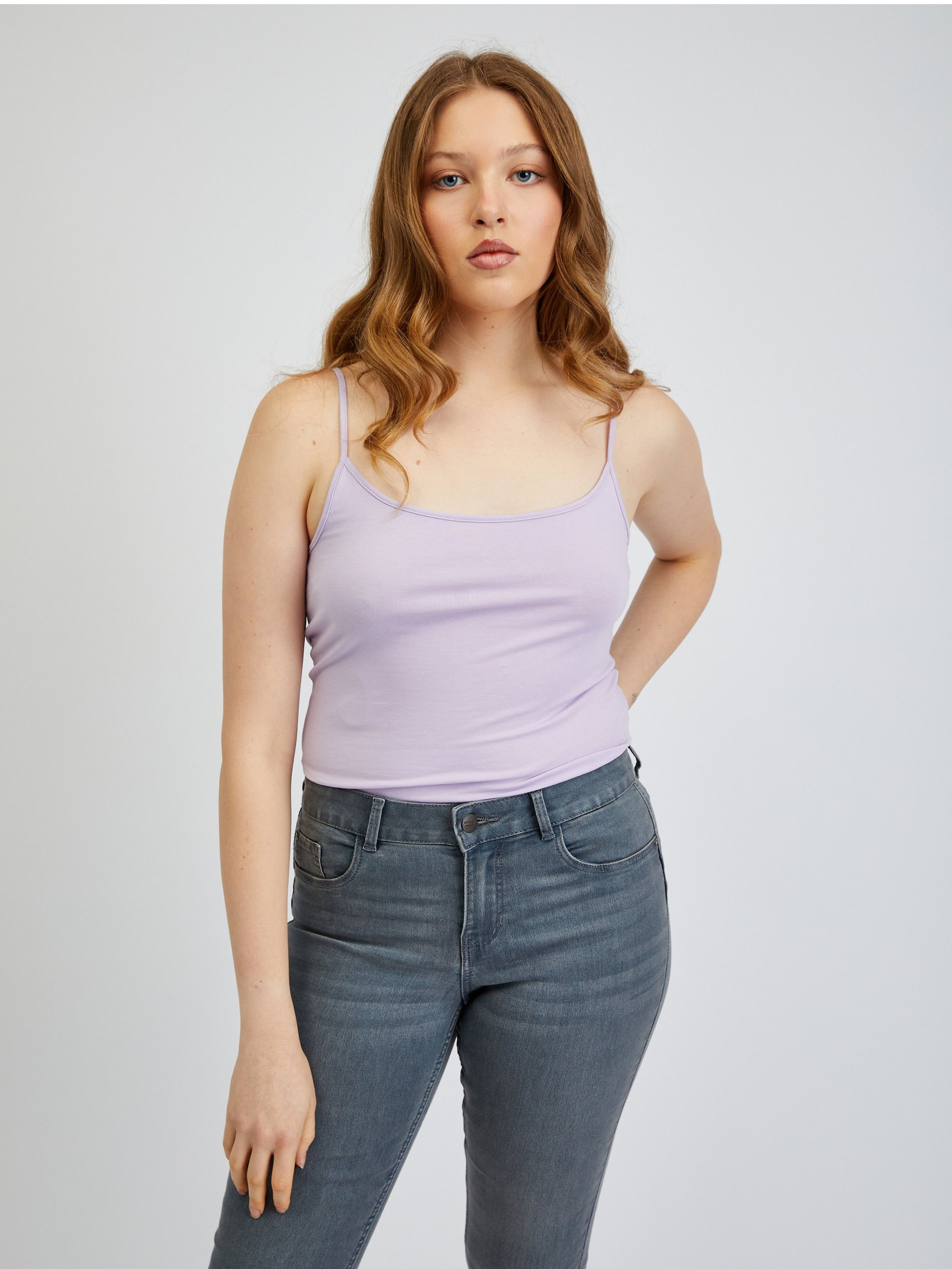Hellviolettes Damen-Tank-Top ORSAY