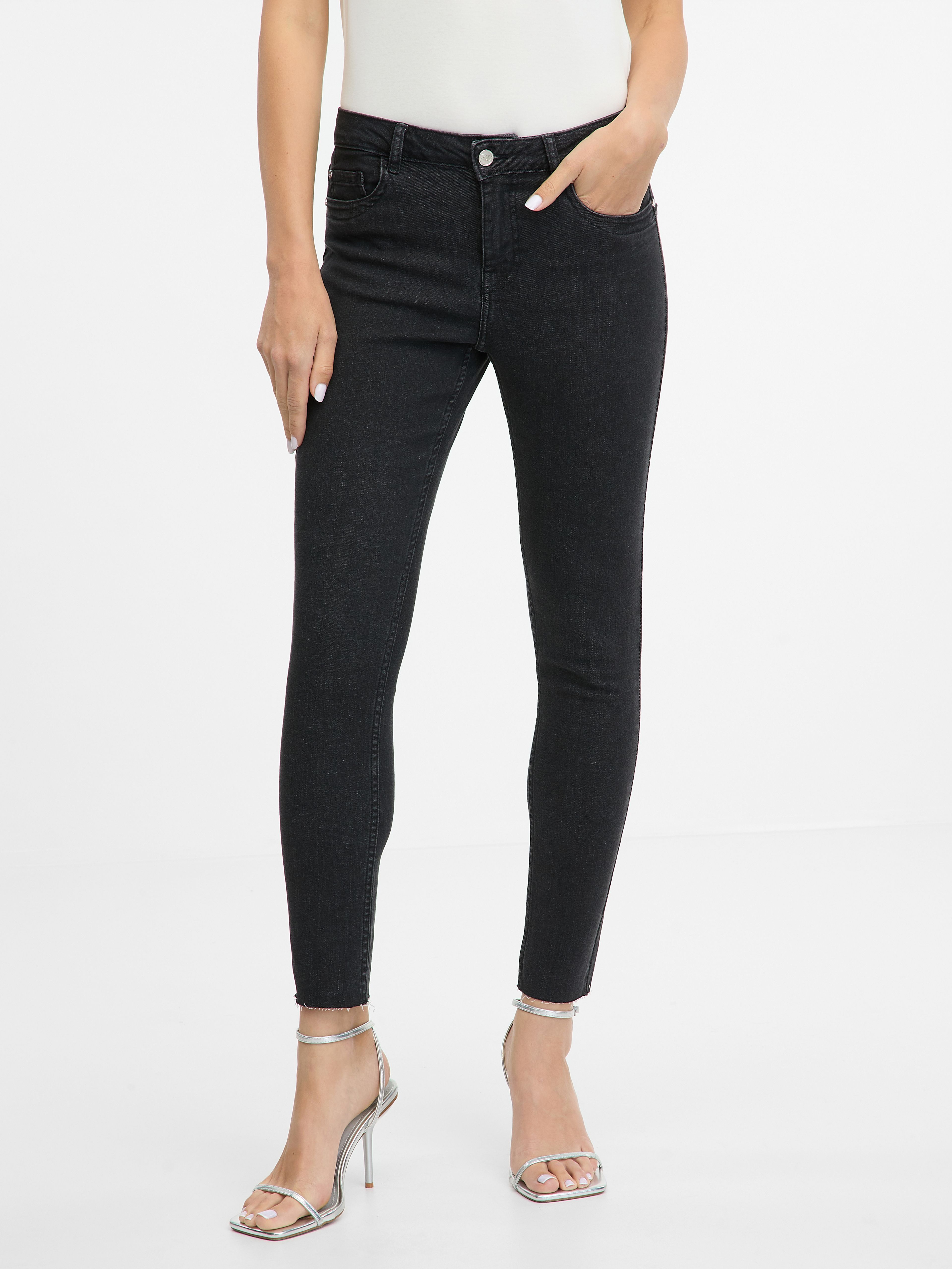 ORSAY fekete női skinny fit farmer