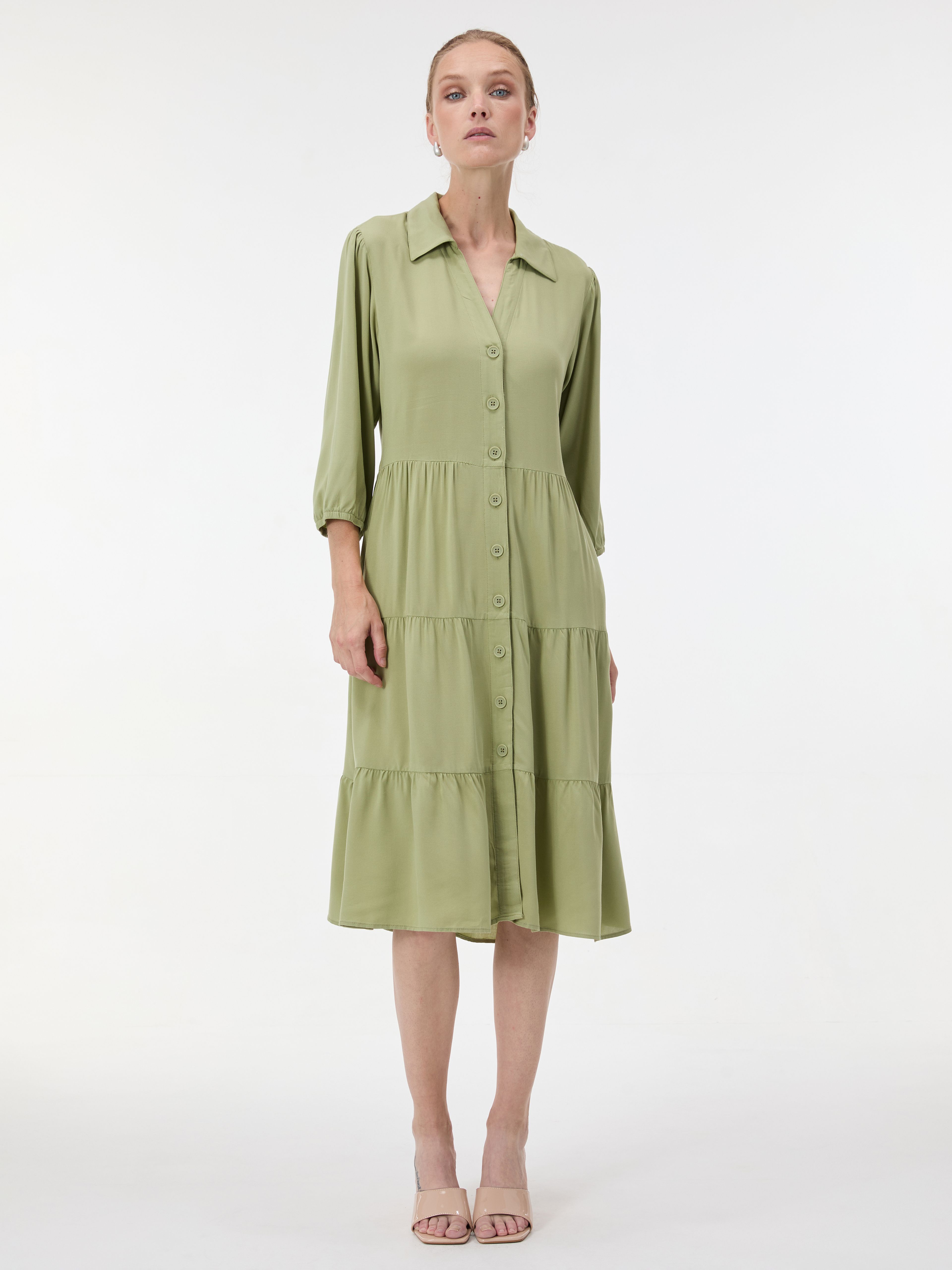 Zelené dámske šaty ORSAY - 004