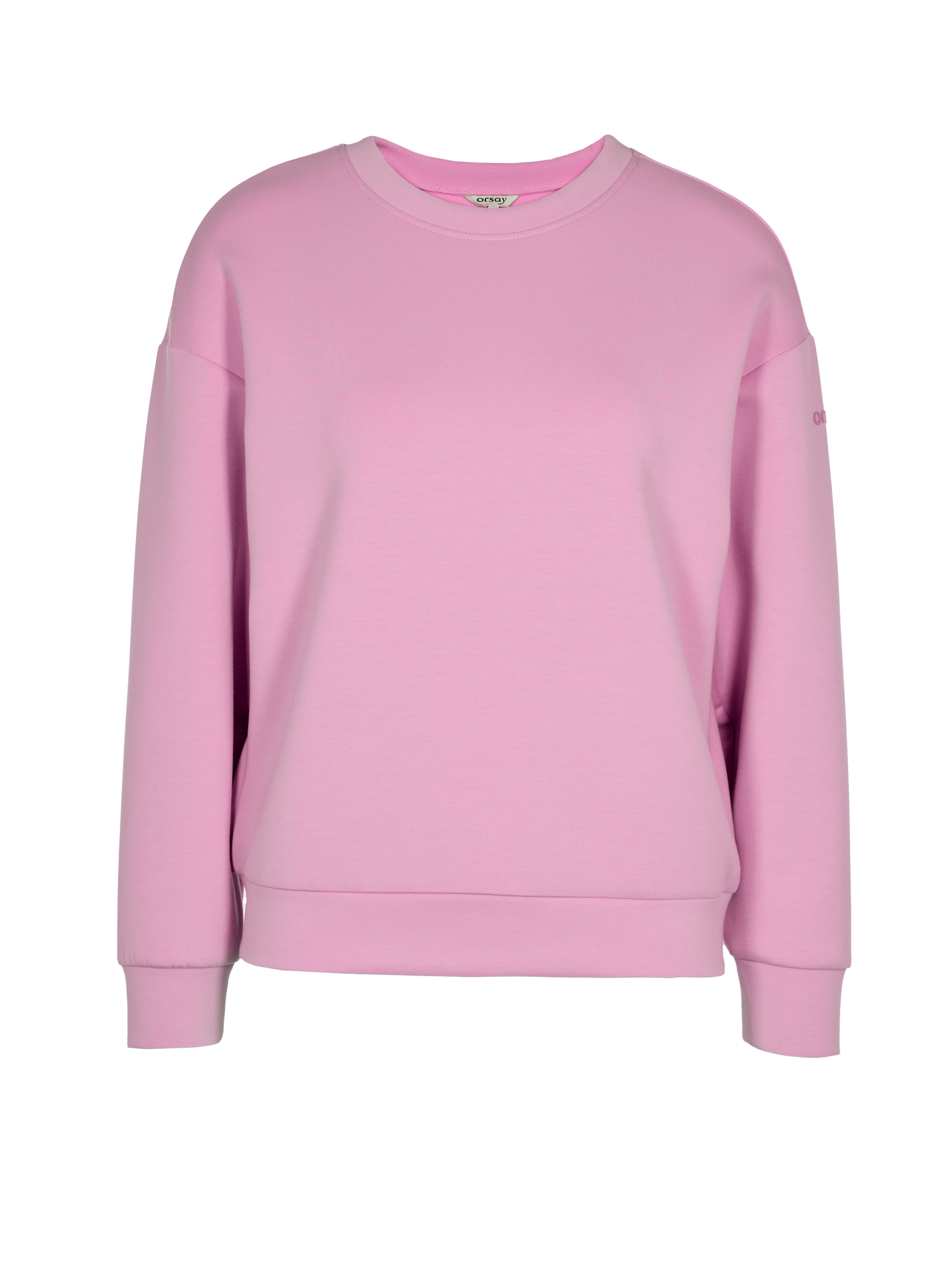 Rosa Damen-Sweatshirt mit langen Ärmeln ORSAY - 005