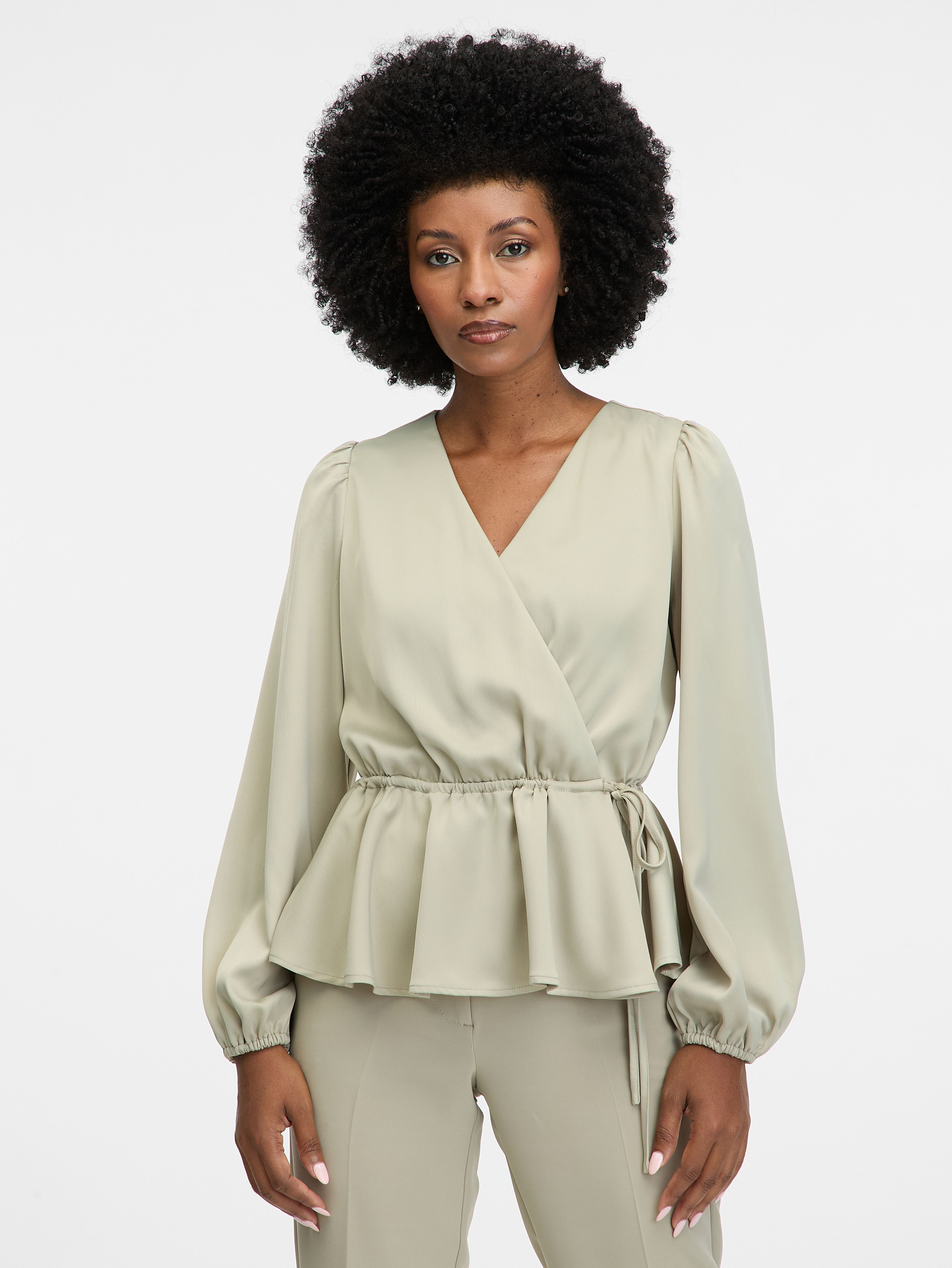 Khaki dámská halenka ORSAY