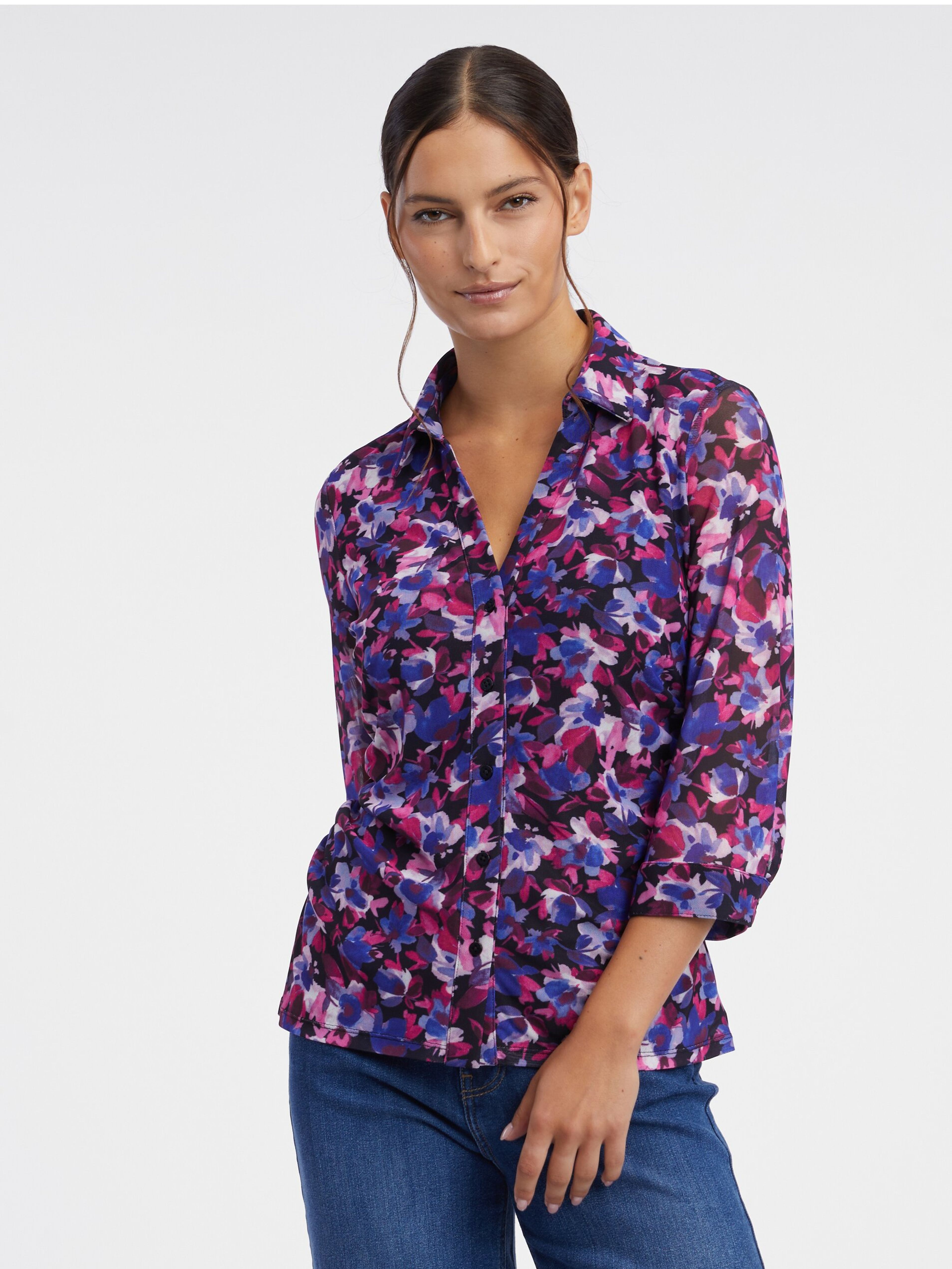 Lila Damenbluse ORSAY