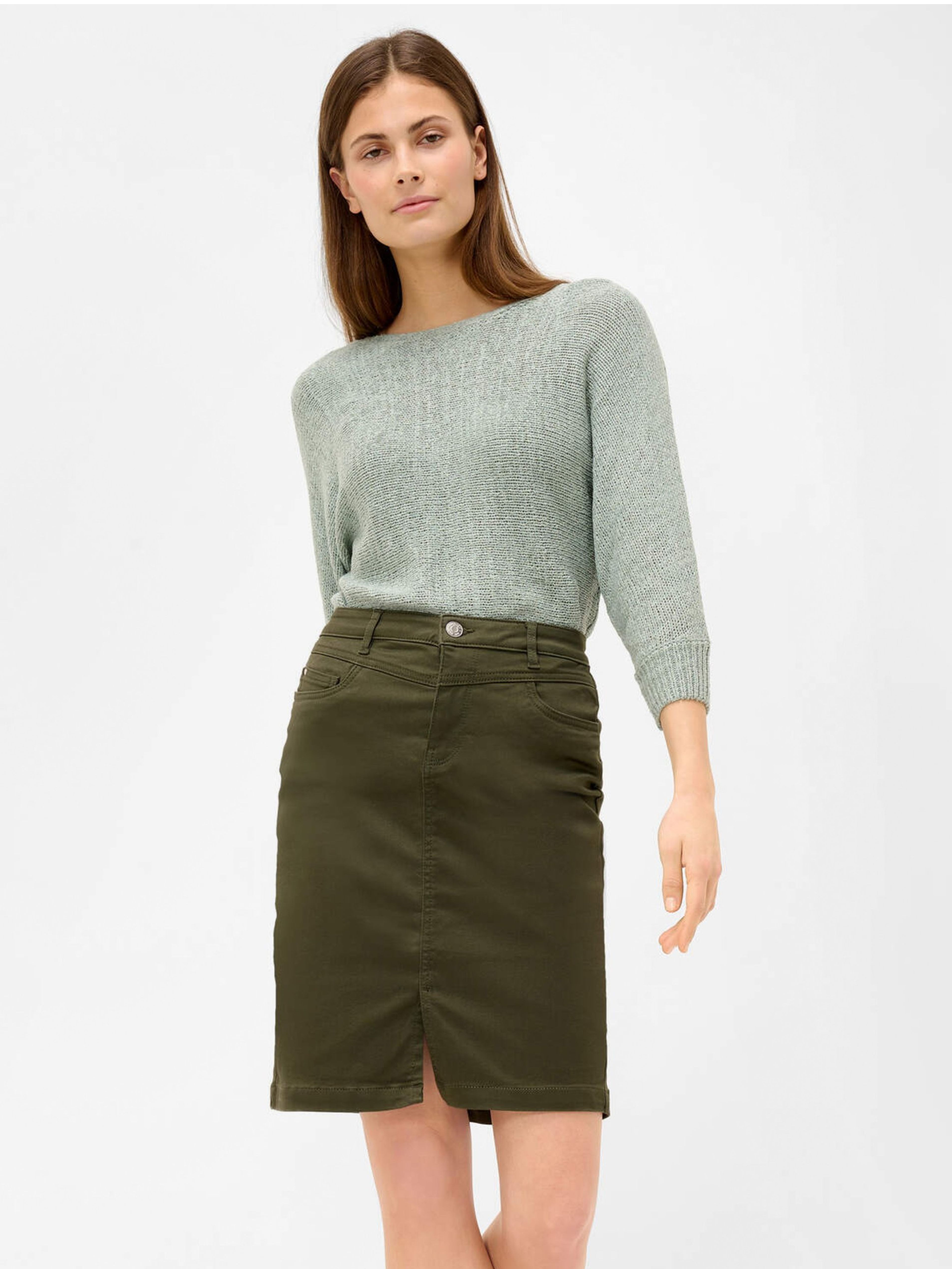 Khaki spódnica ORSAY