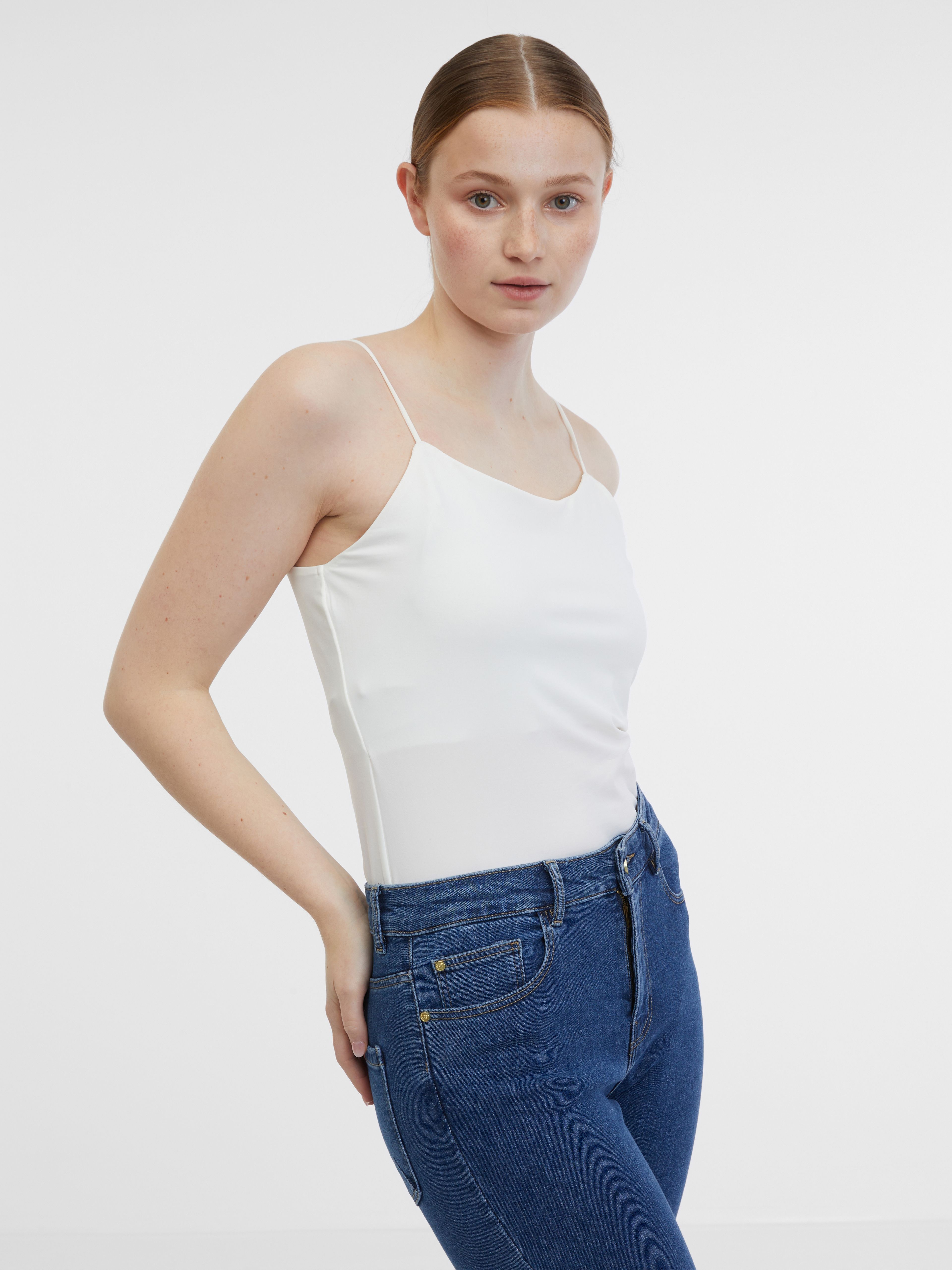 Weißes Damen-Tank-Top ORSAY