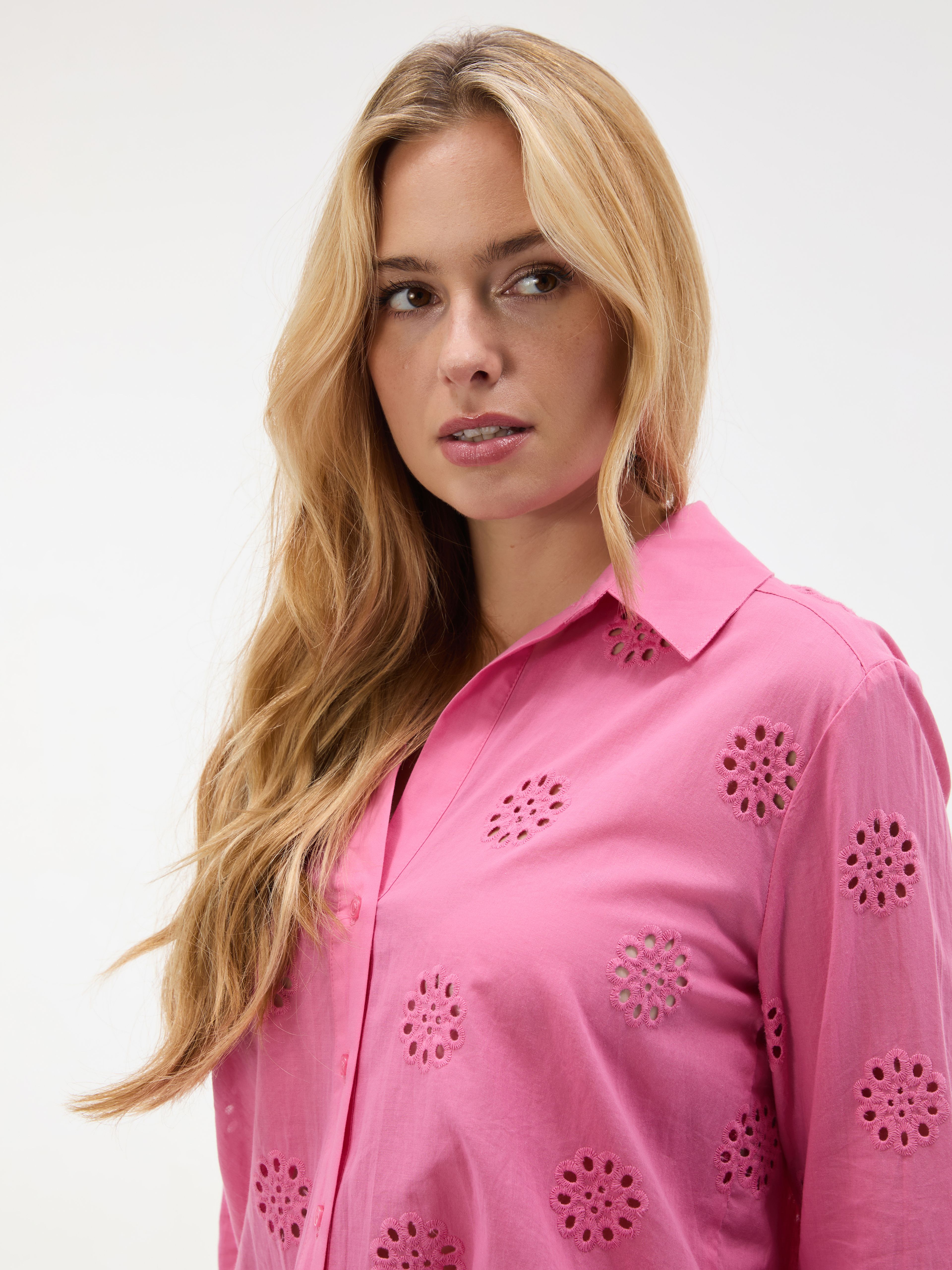 Rosa Damenbluse ORSAY - 004