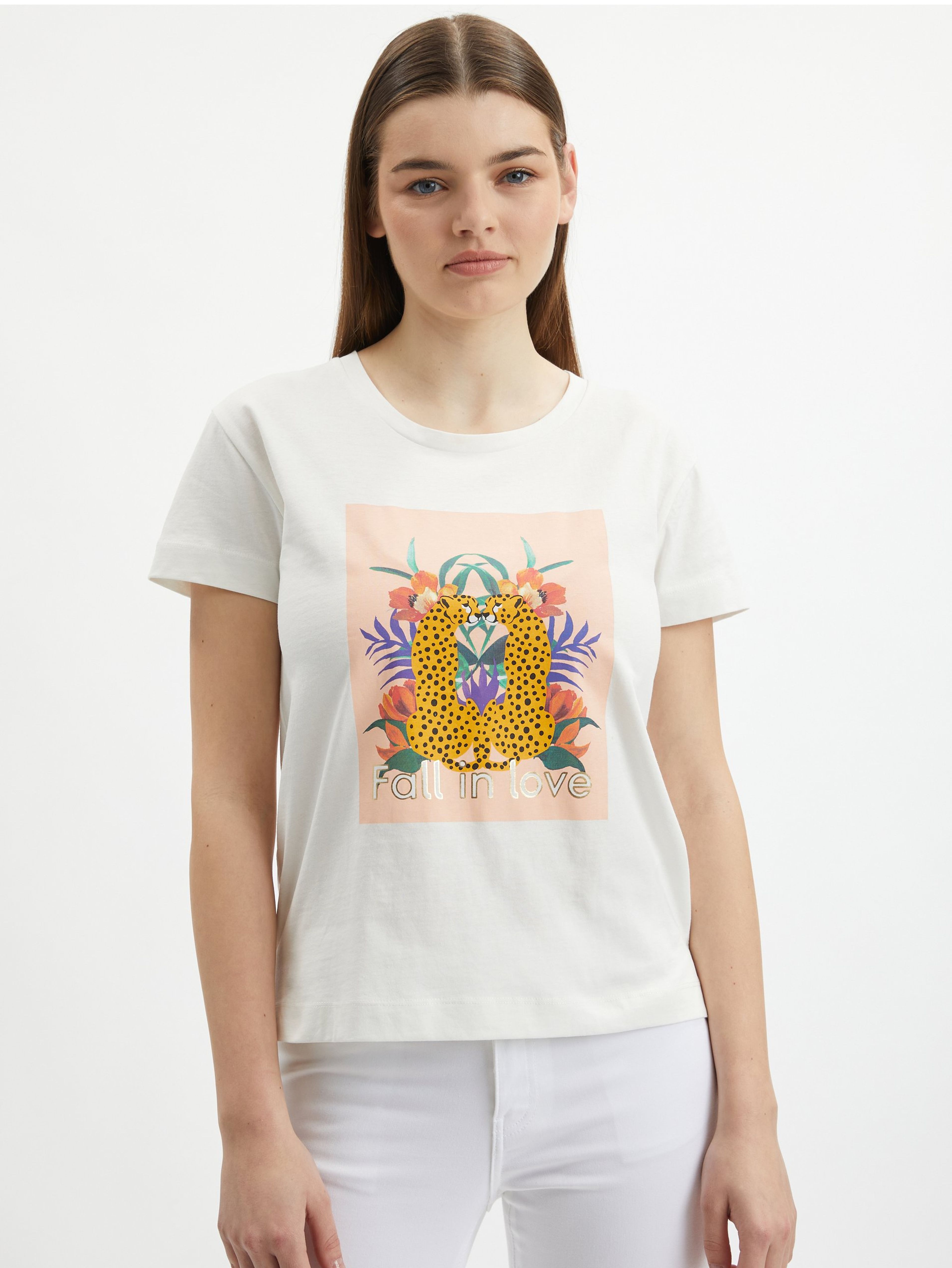 ORSAY krémszínű női póló