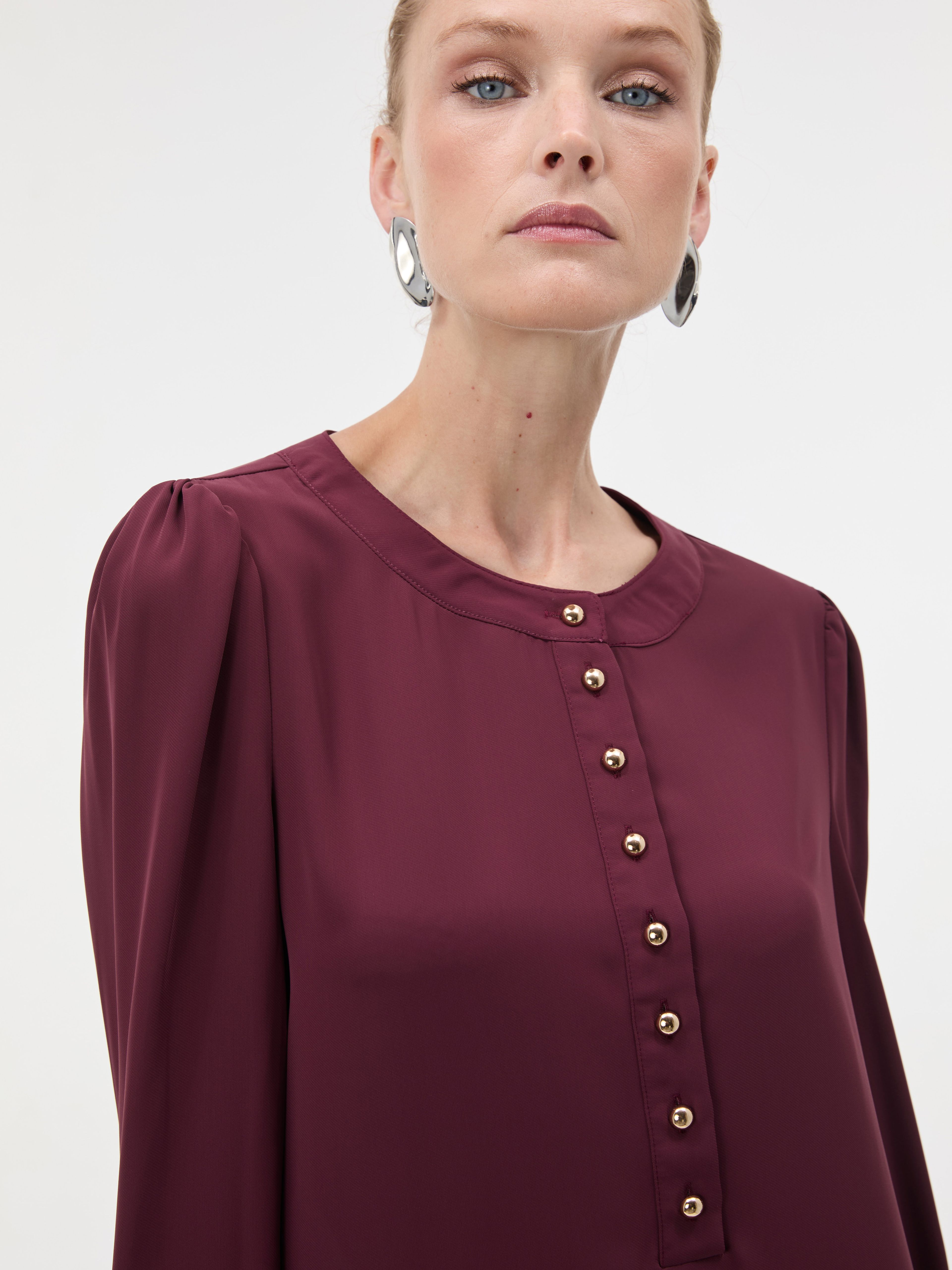 Vínové dámske šaty ORSAY - 005