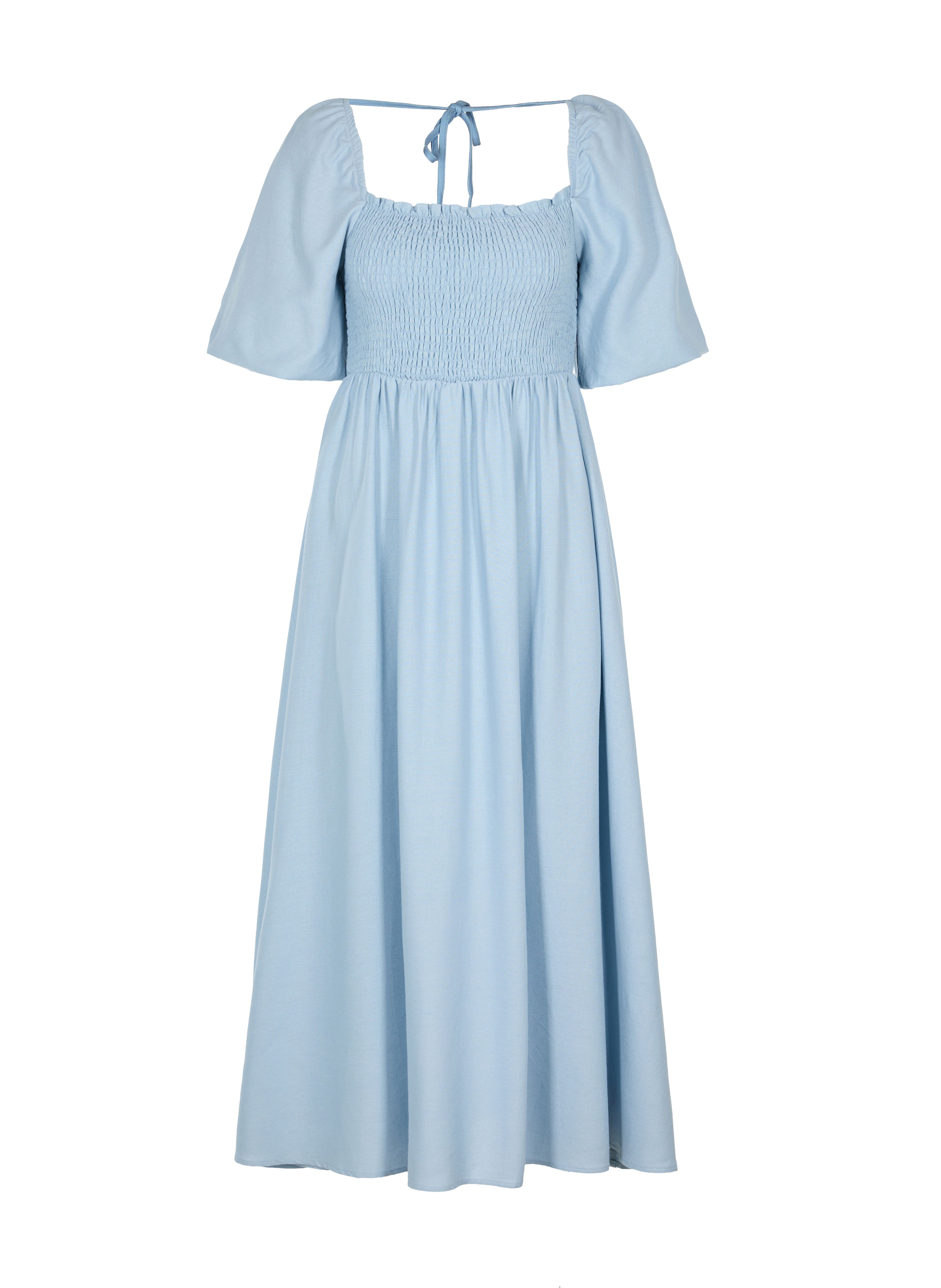 Modra ženska maxi obleka ORSAY - 005