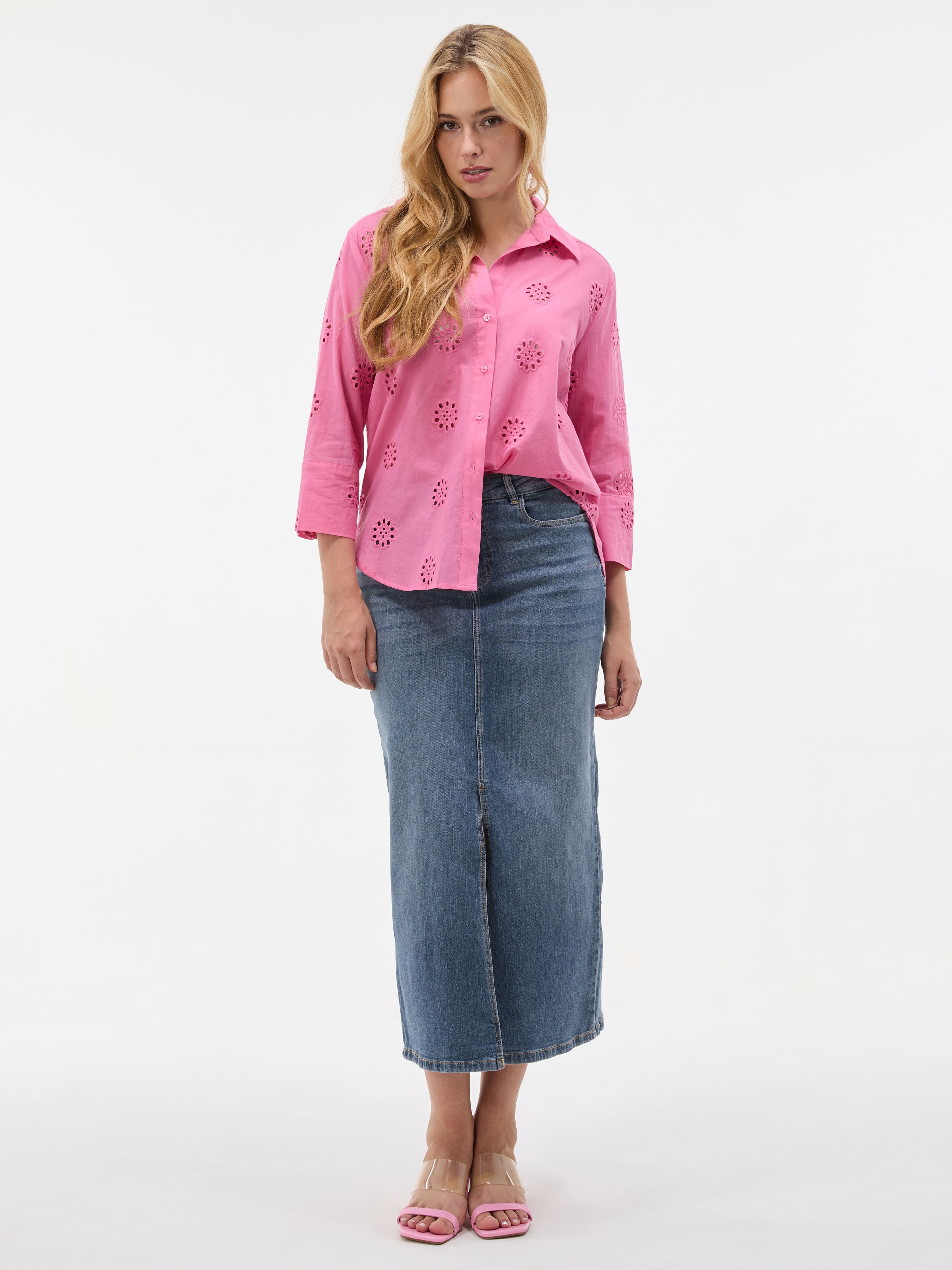 Rosa Damenbluse ORSAY - 003
