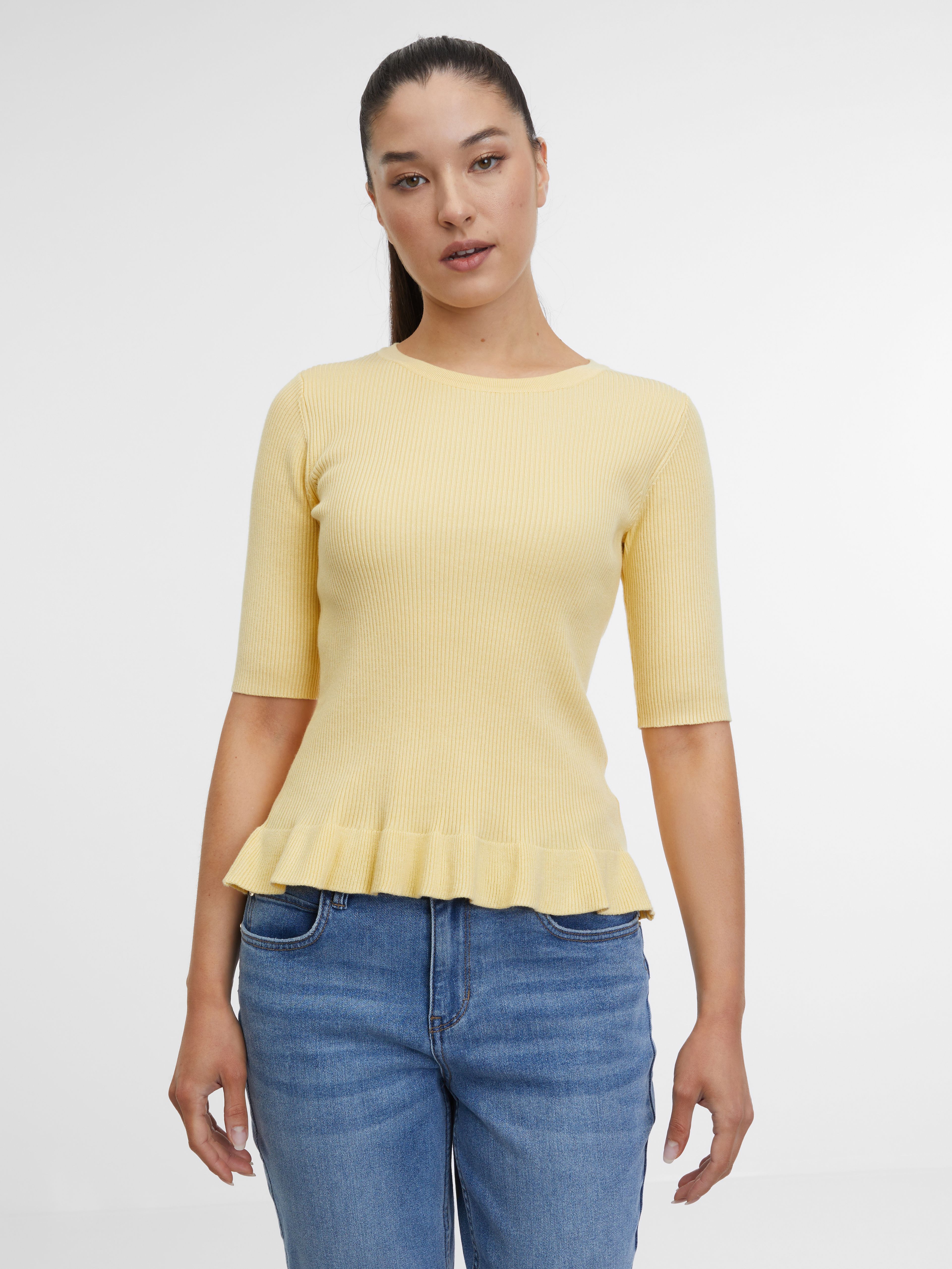 Gelbes Damen-T-Shirt ORSAY