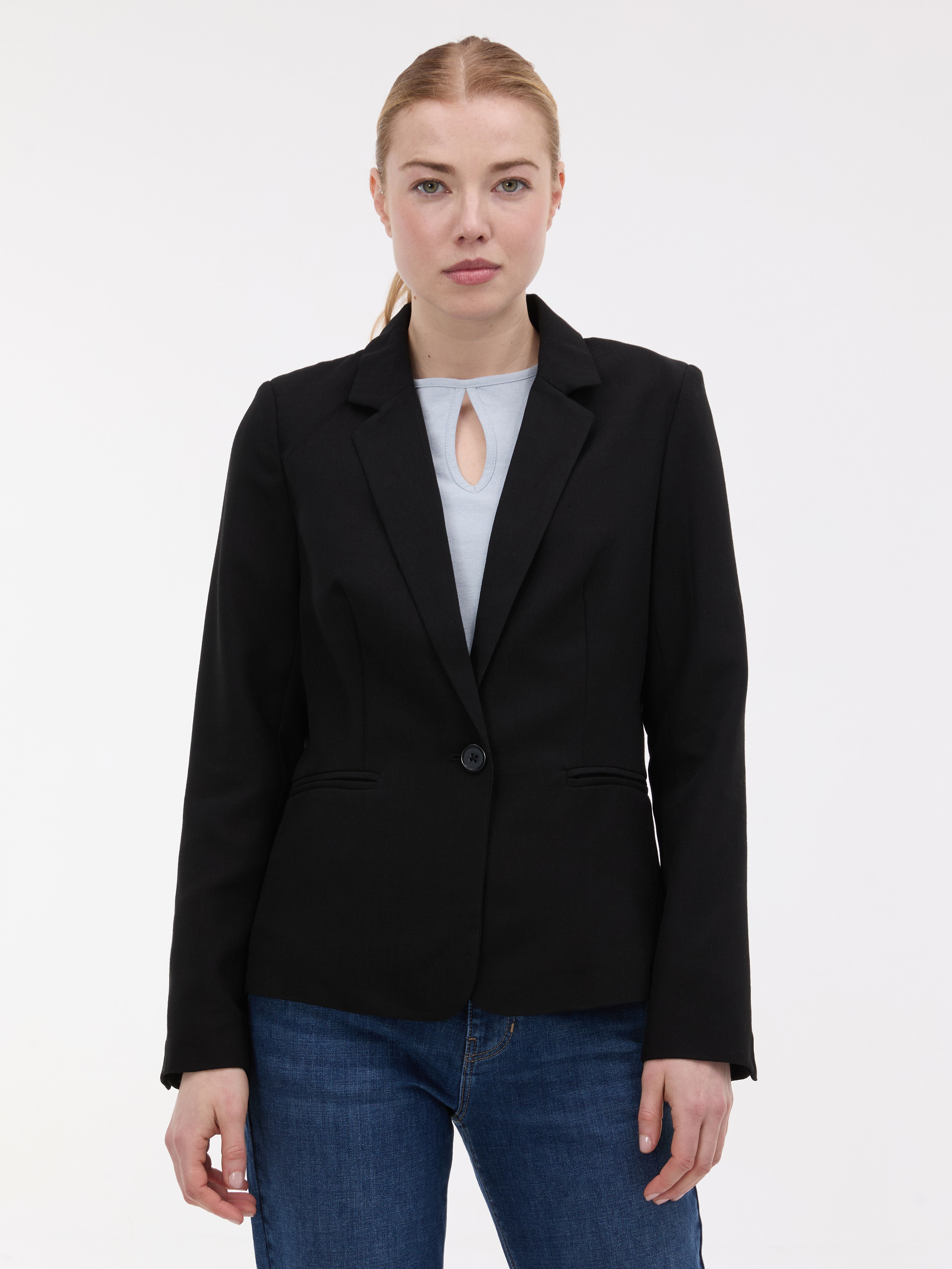 Czarna damska marynarka ORSAY