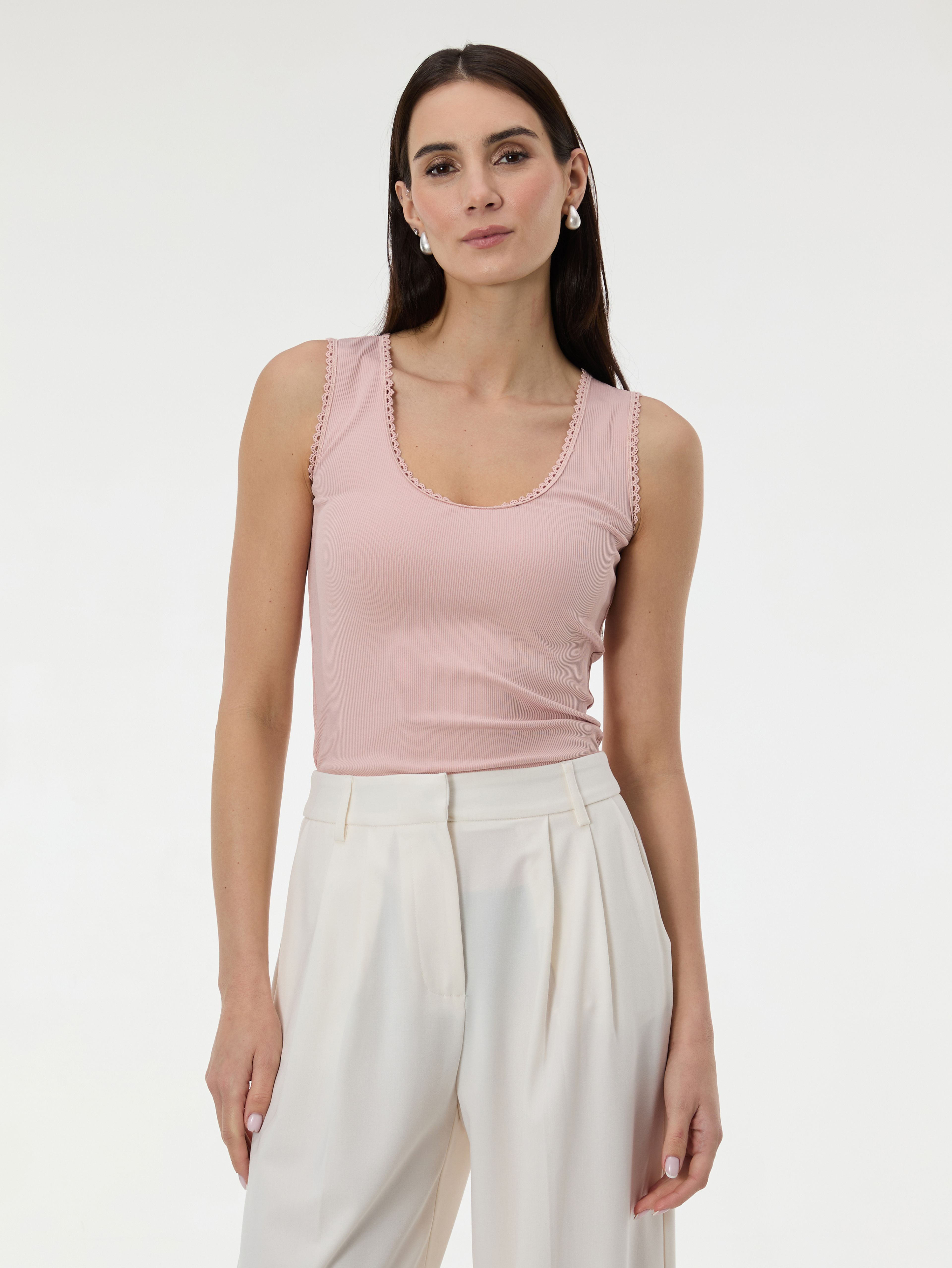 Beżowy damski top ORSAY