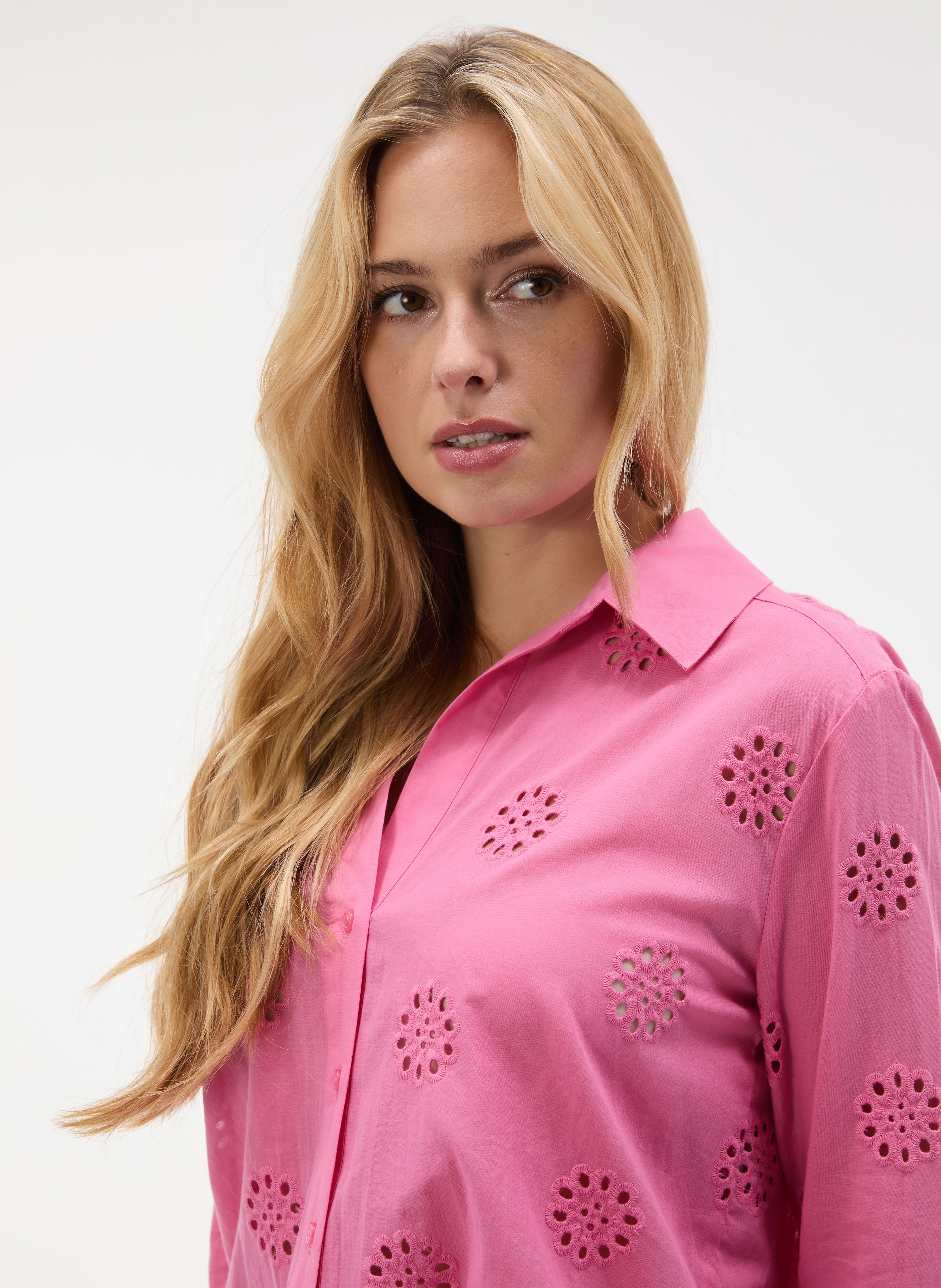 Rosa Damenbluse ORSAY - 004