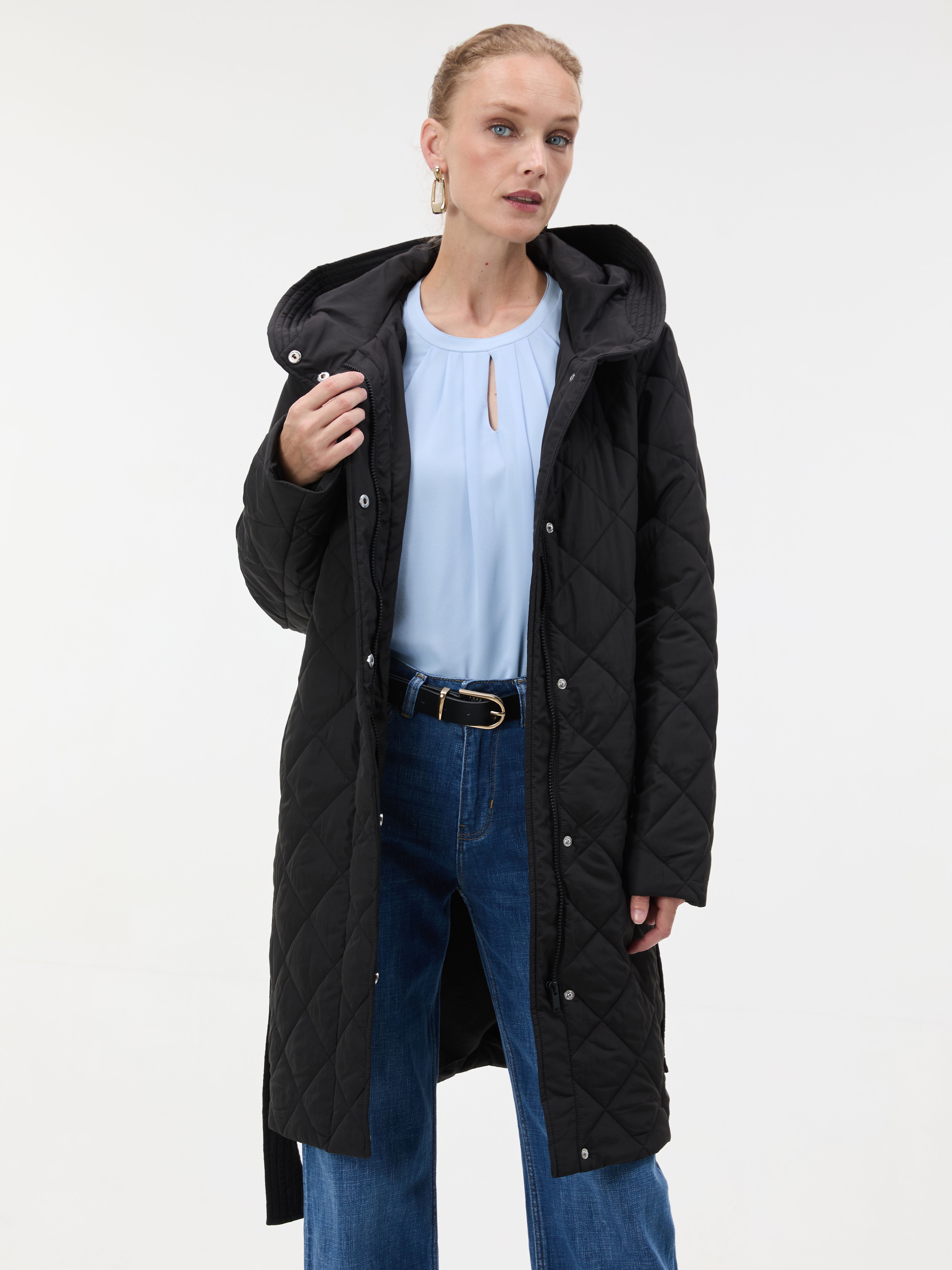 Palton pentru femei negru ORSAY - 002