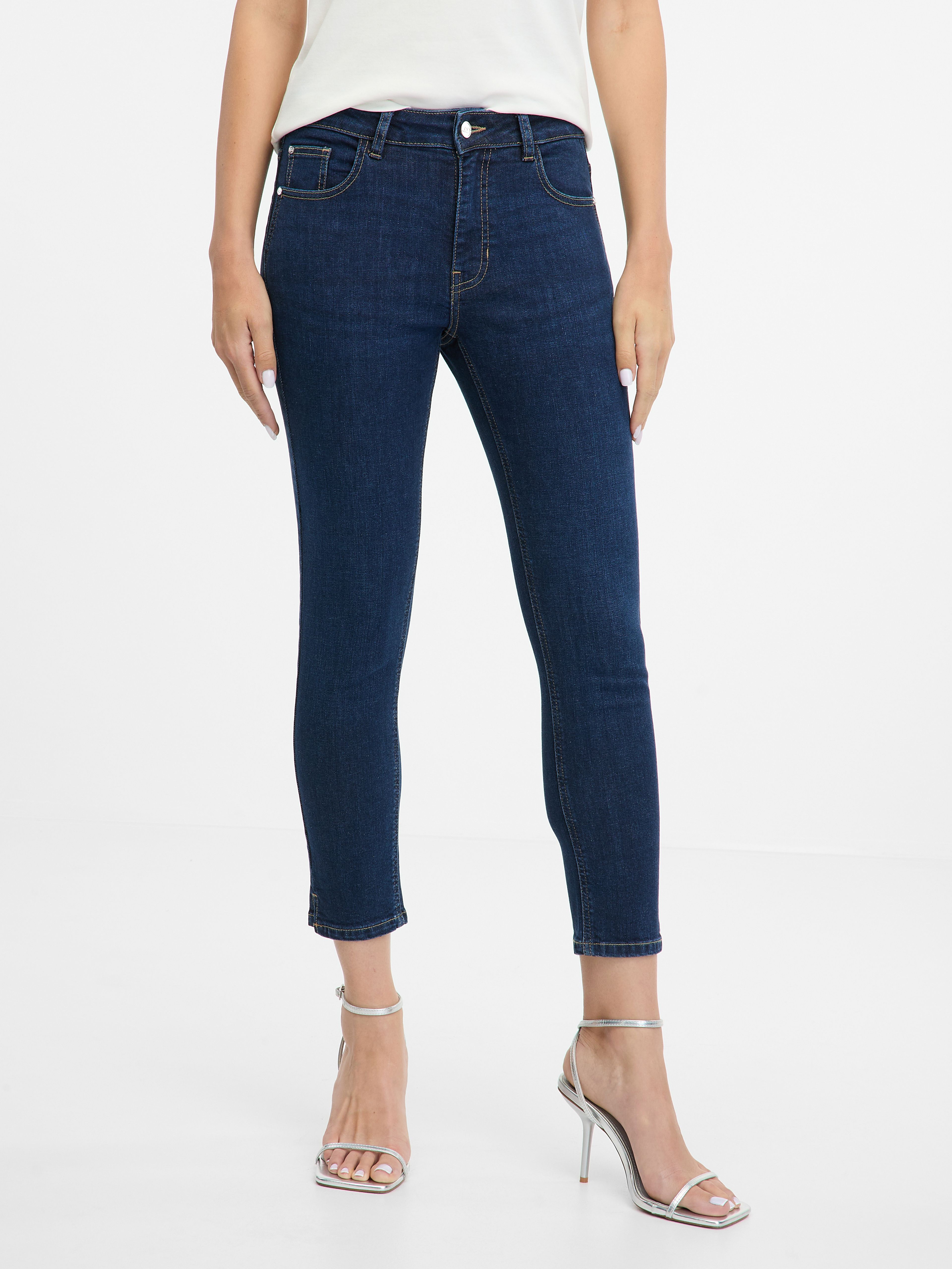 ORSAY kék női skinny fit farmer