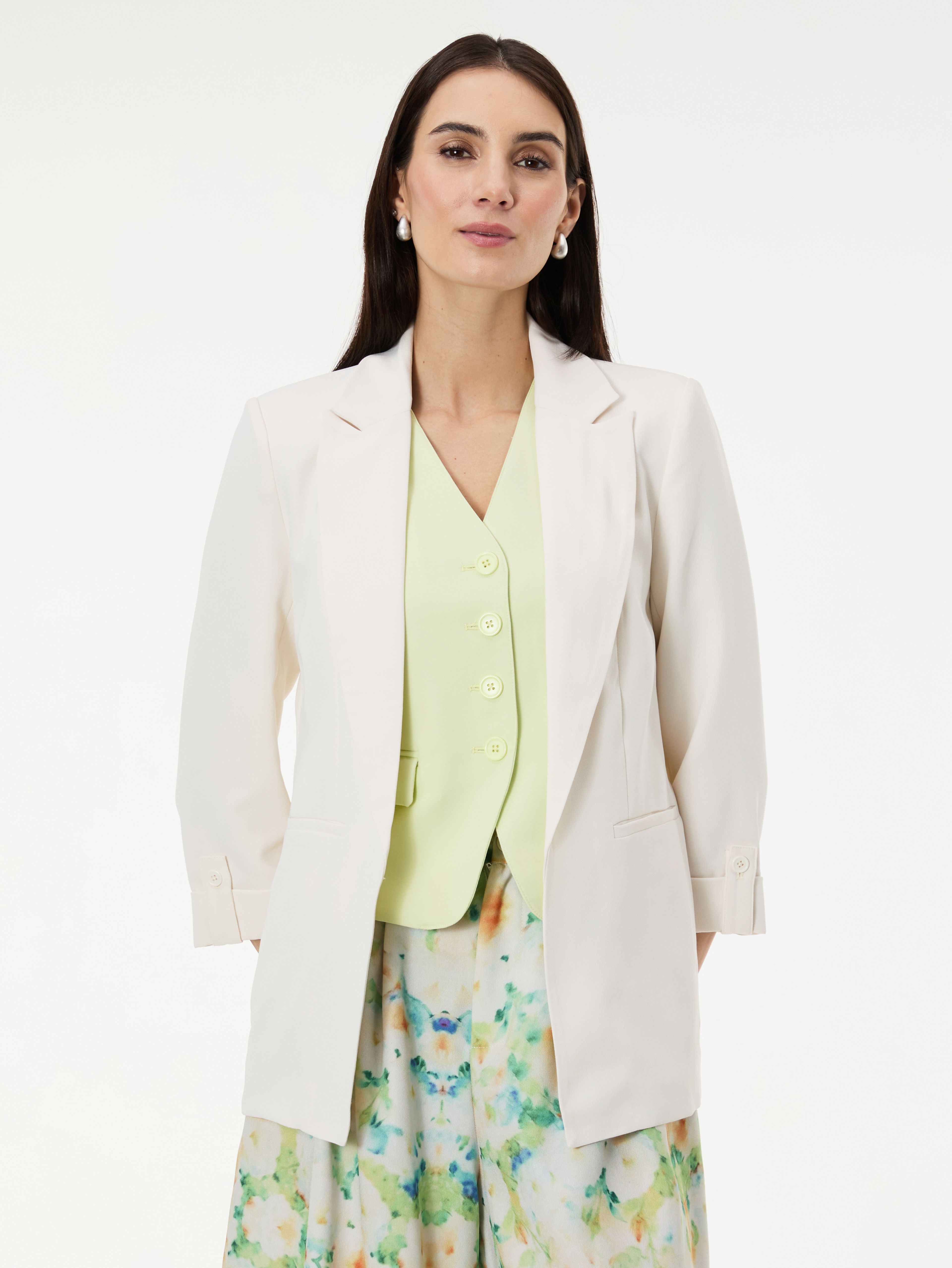 Krémové dámske sako ORSAY