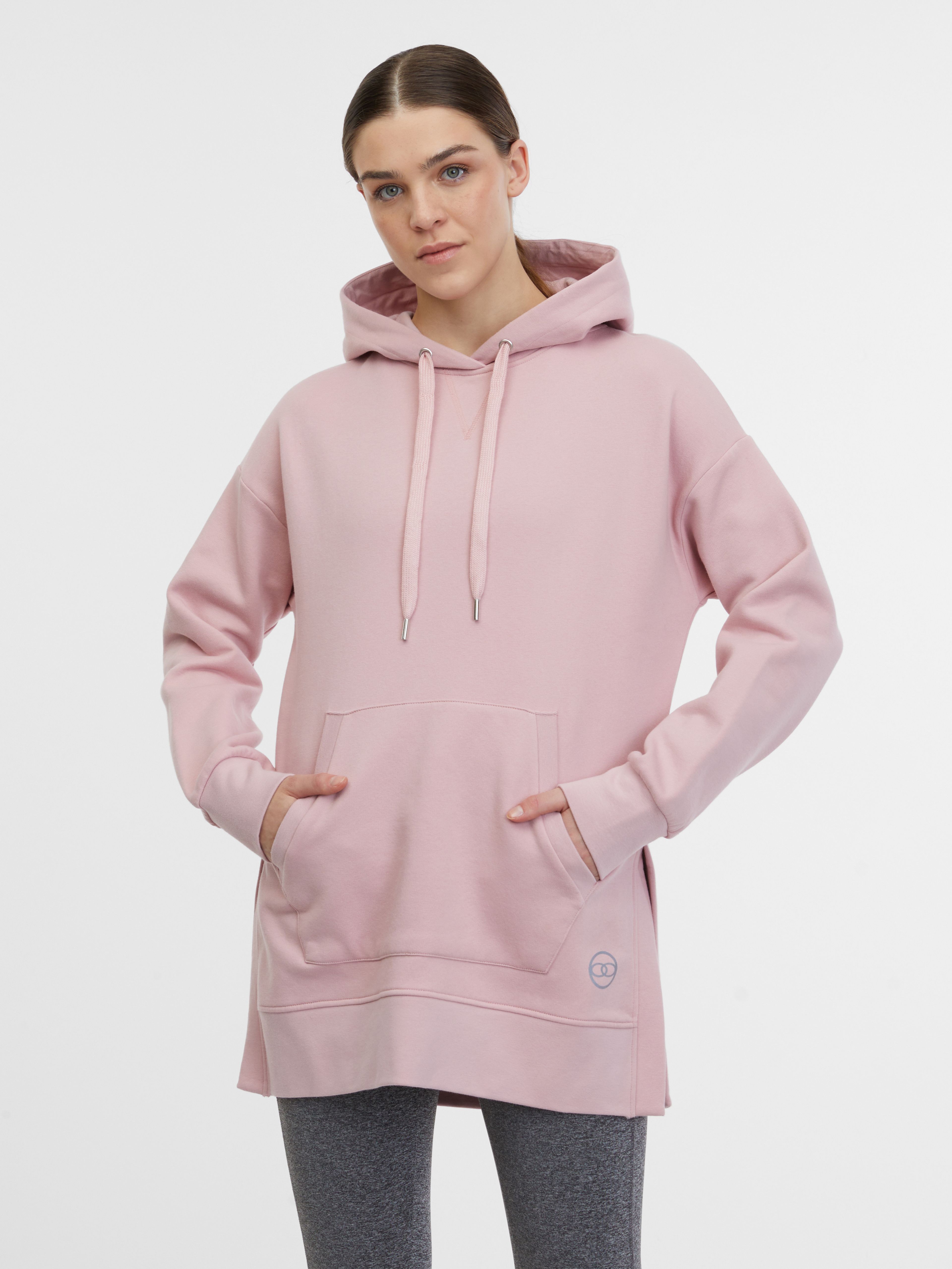 Hellrosa Damen-Kapuzen-Sweatshirt ORSAY