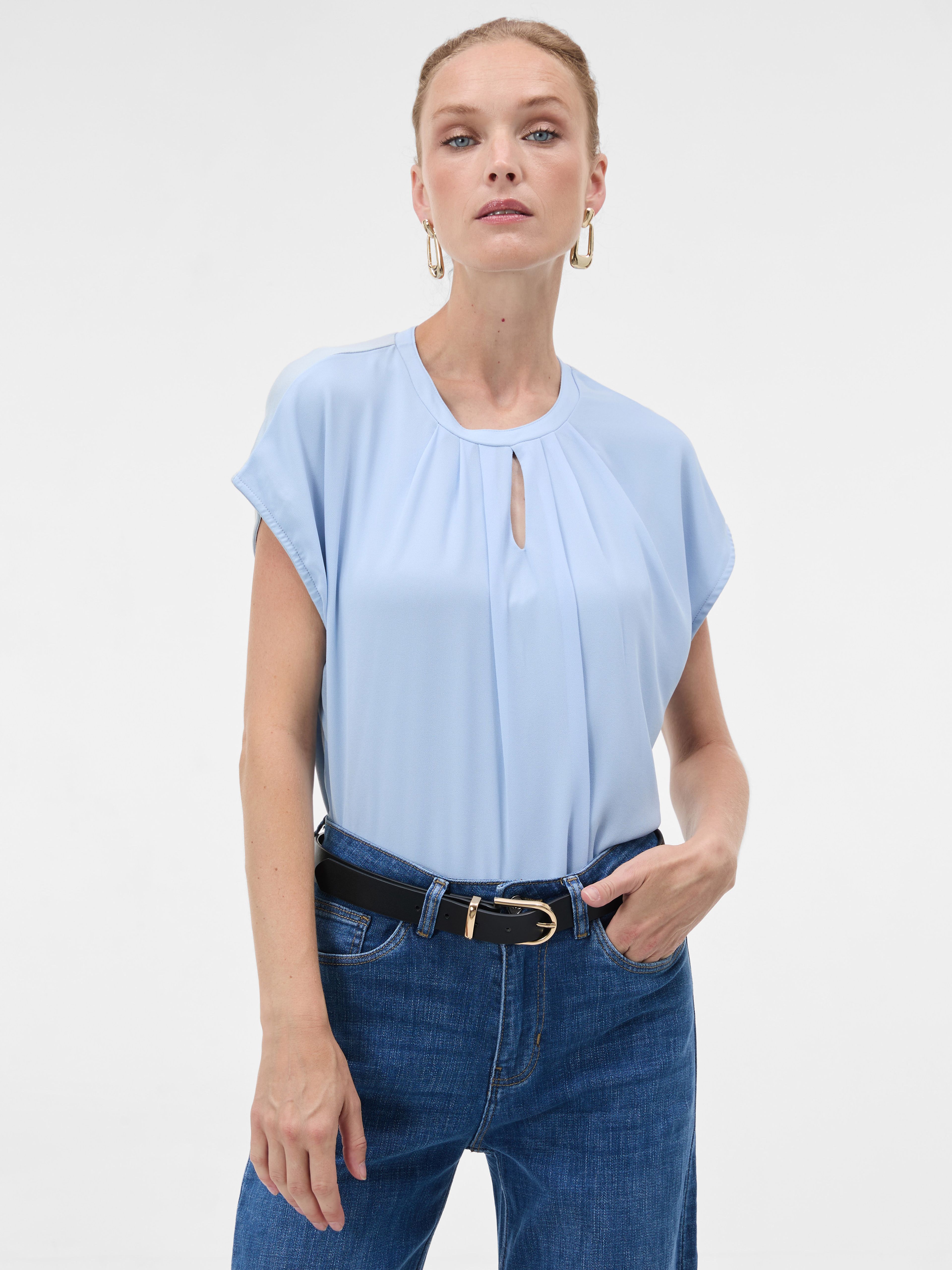 Modrá dámska halenka ORSAY - 002