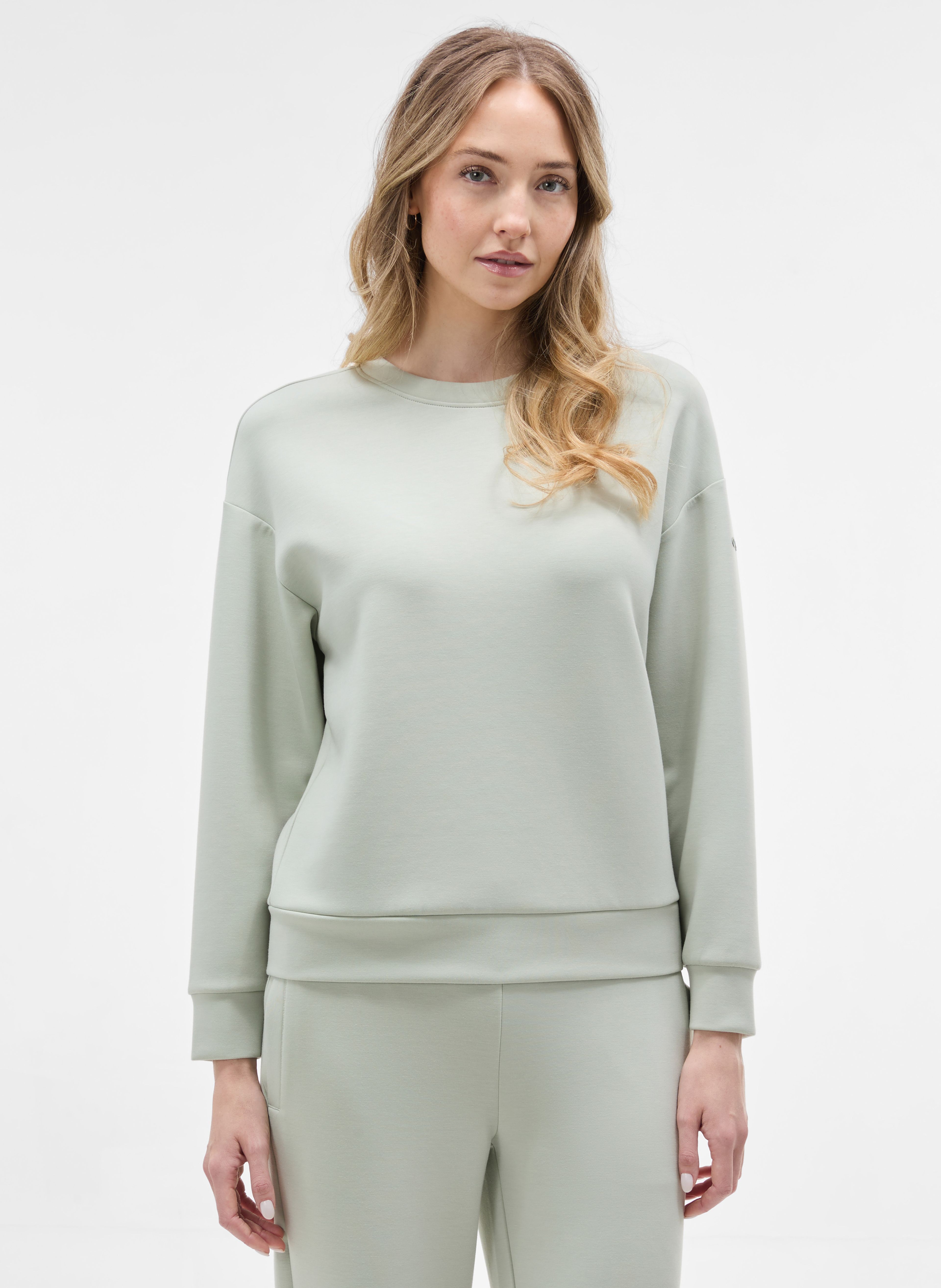 Hellgrünes Damen-Sweatshirt ORSAY - 002