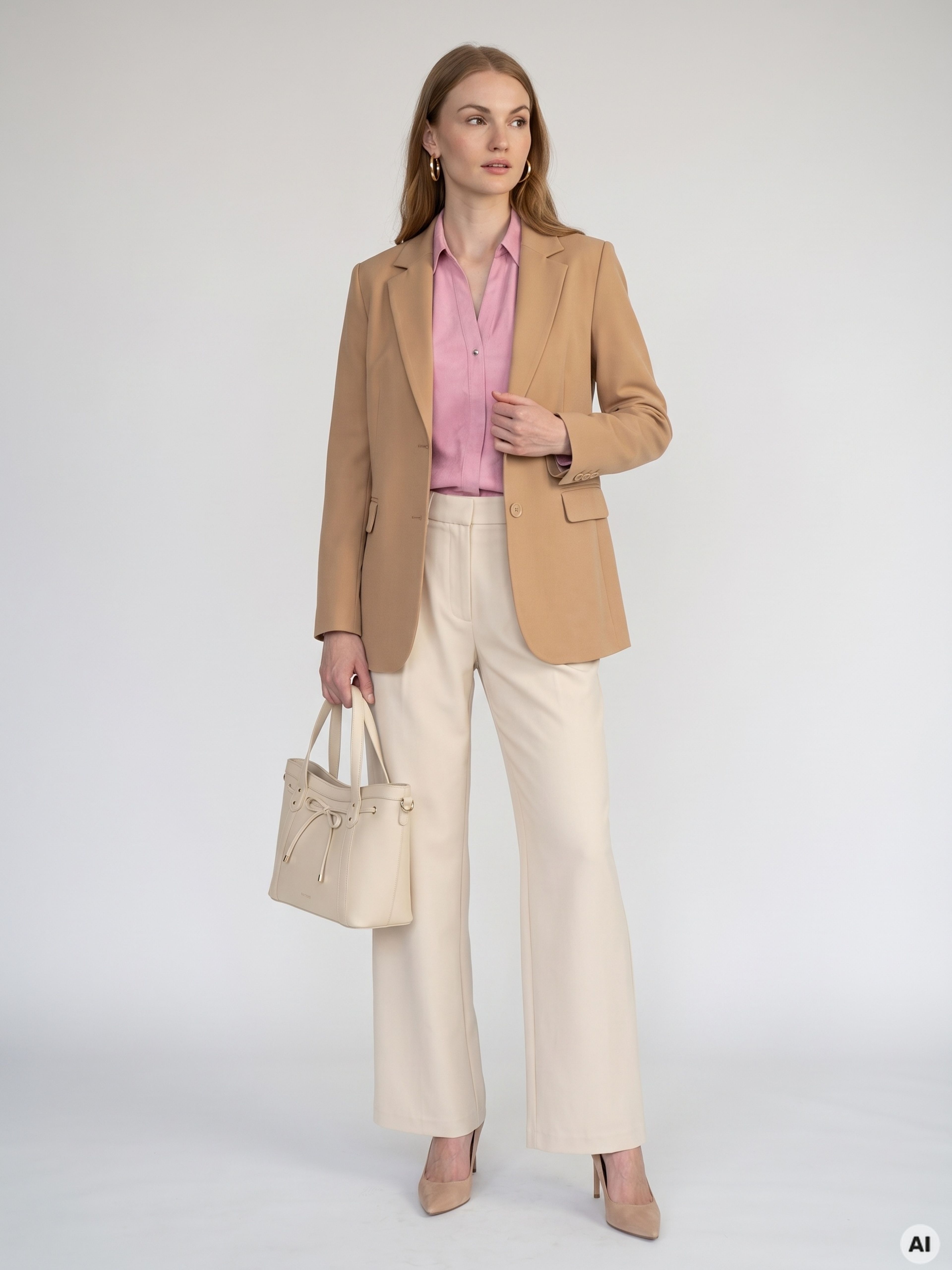 Rožnata ženska bluza z dolgimi rokavi ORSAY - 005