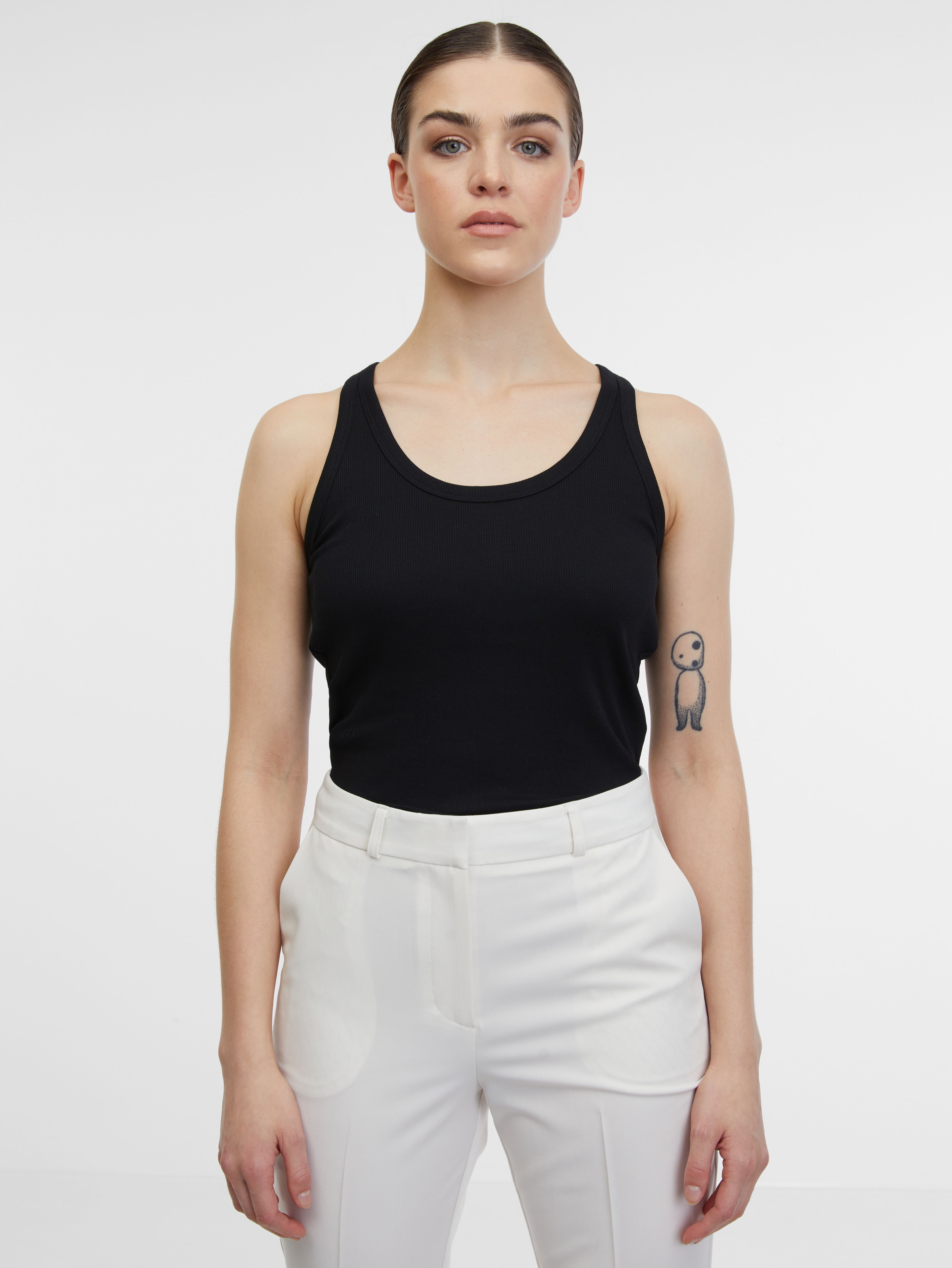 Schwarzes Damen-Tank-Top ORSAY