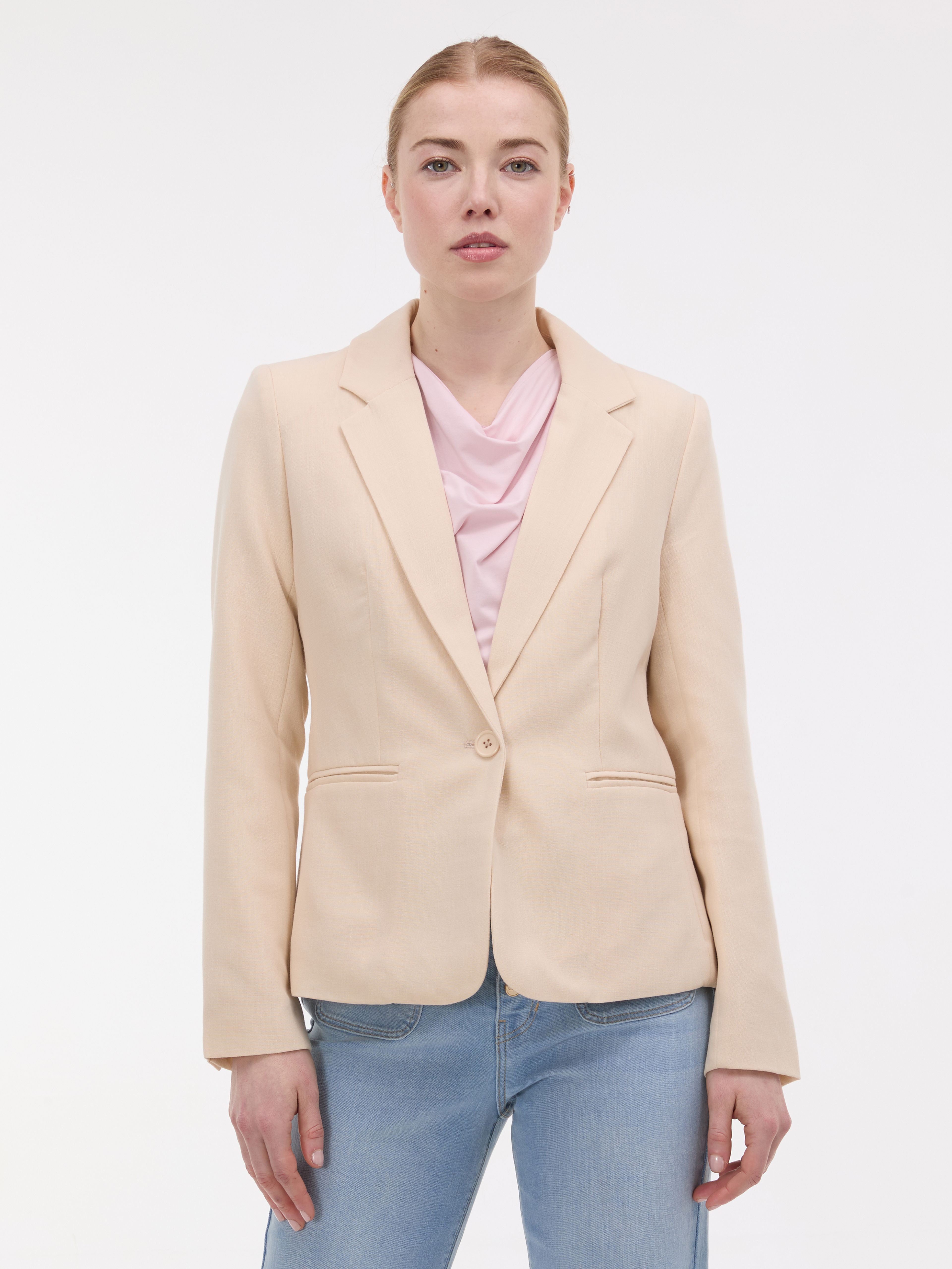 Beżowa damska marynarka ORSAY