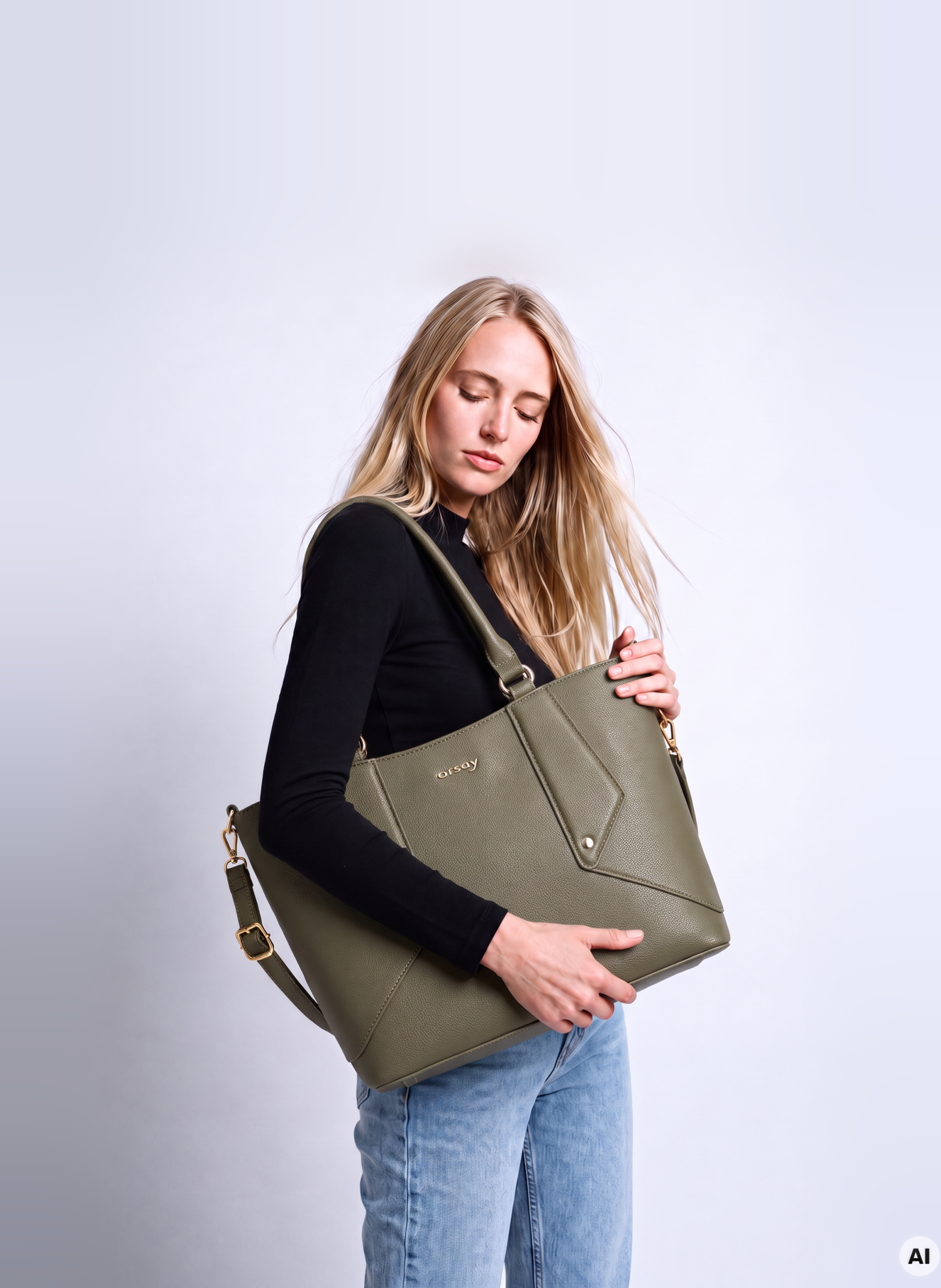 Kaki ženska torba shopper ORSAY JOELENE - 005