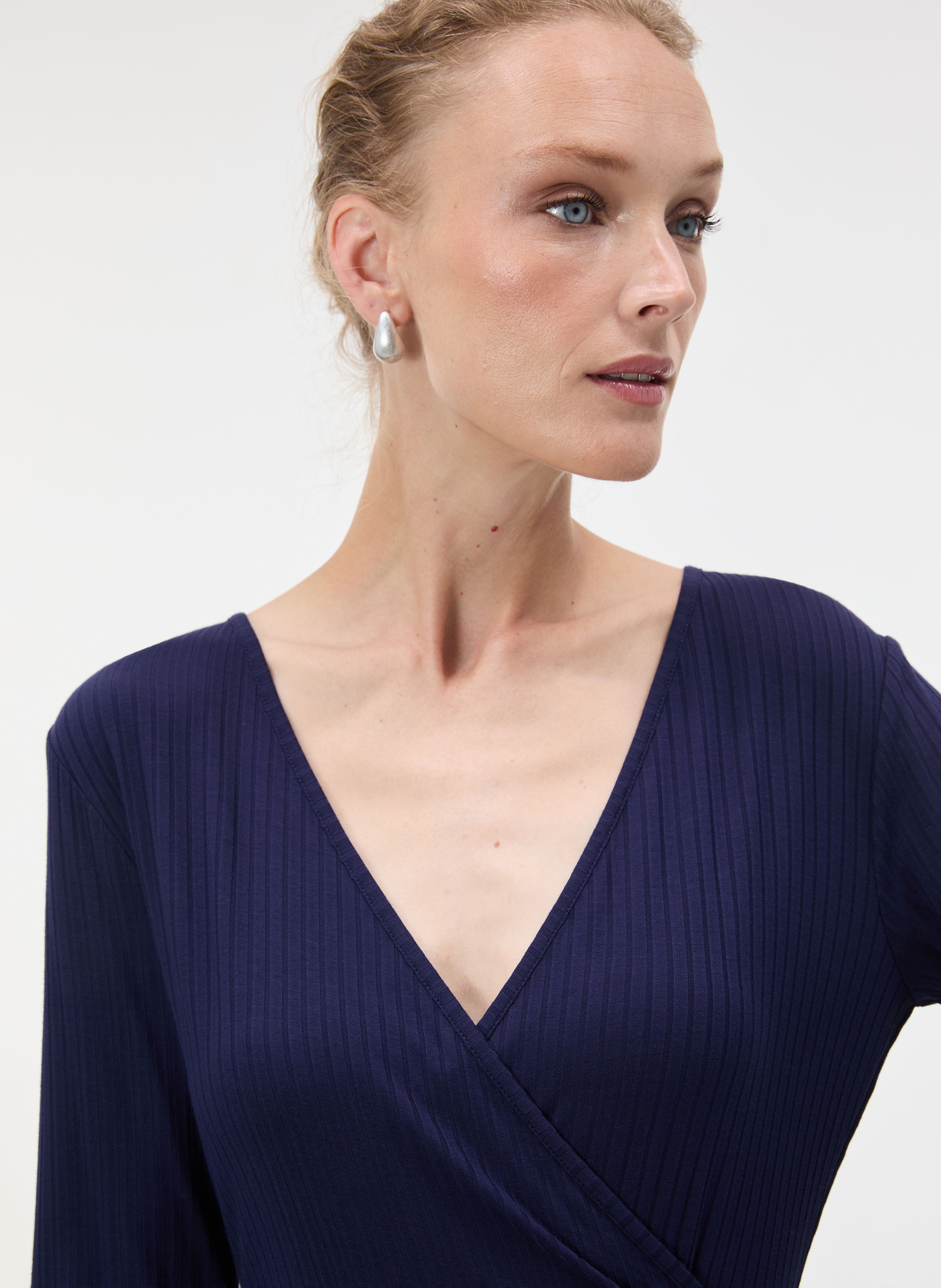 Dunkelblaues Damenkleid ORSAY - 005