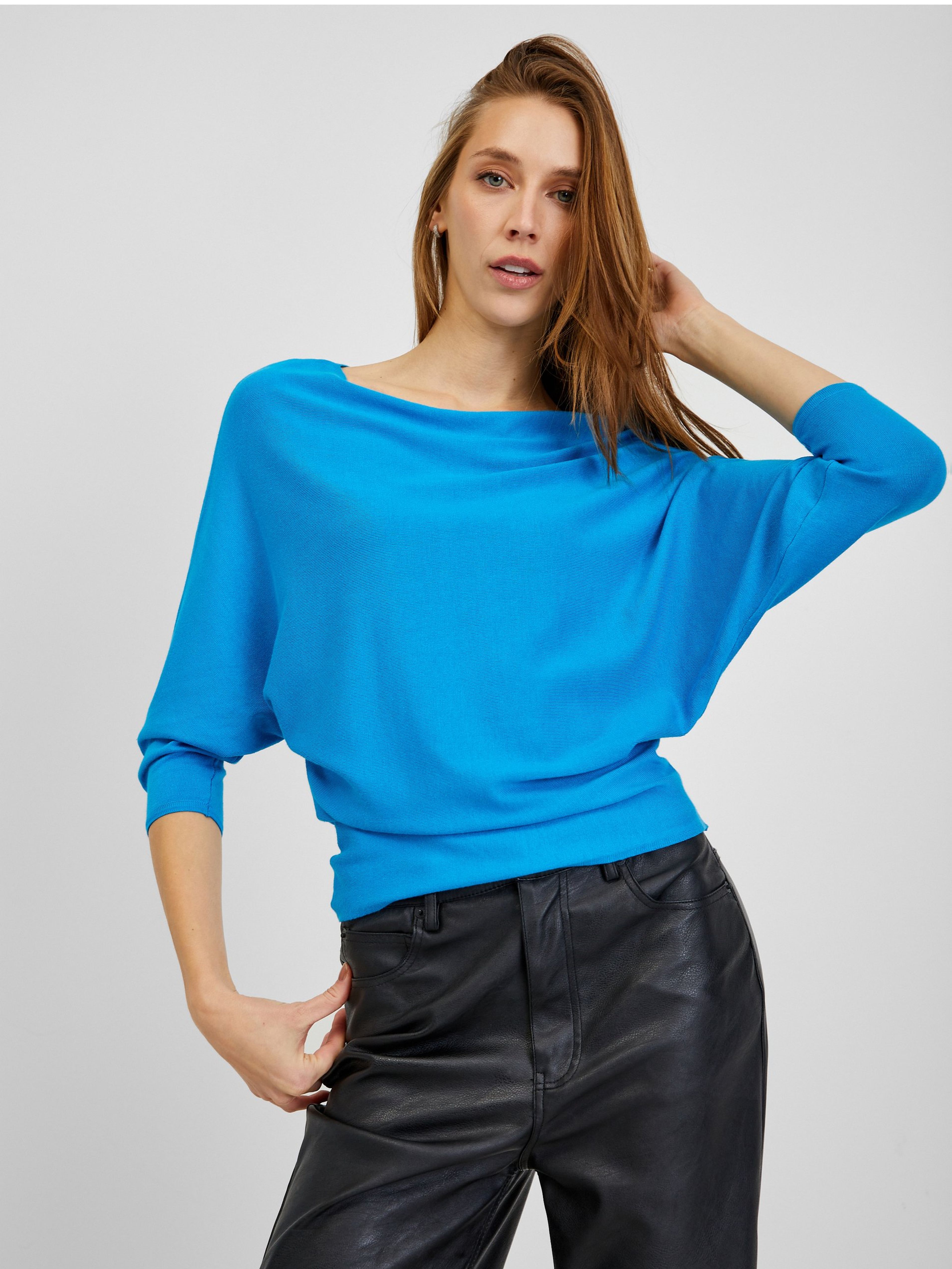 Niebieski sweter damski ORSAY